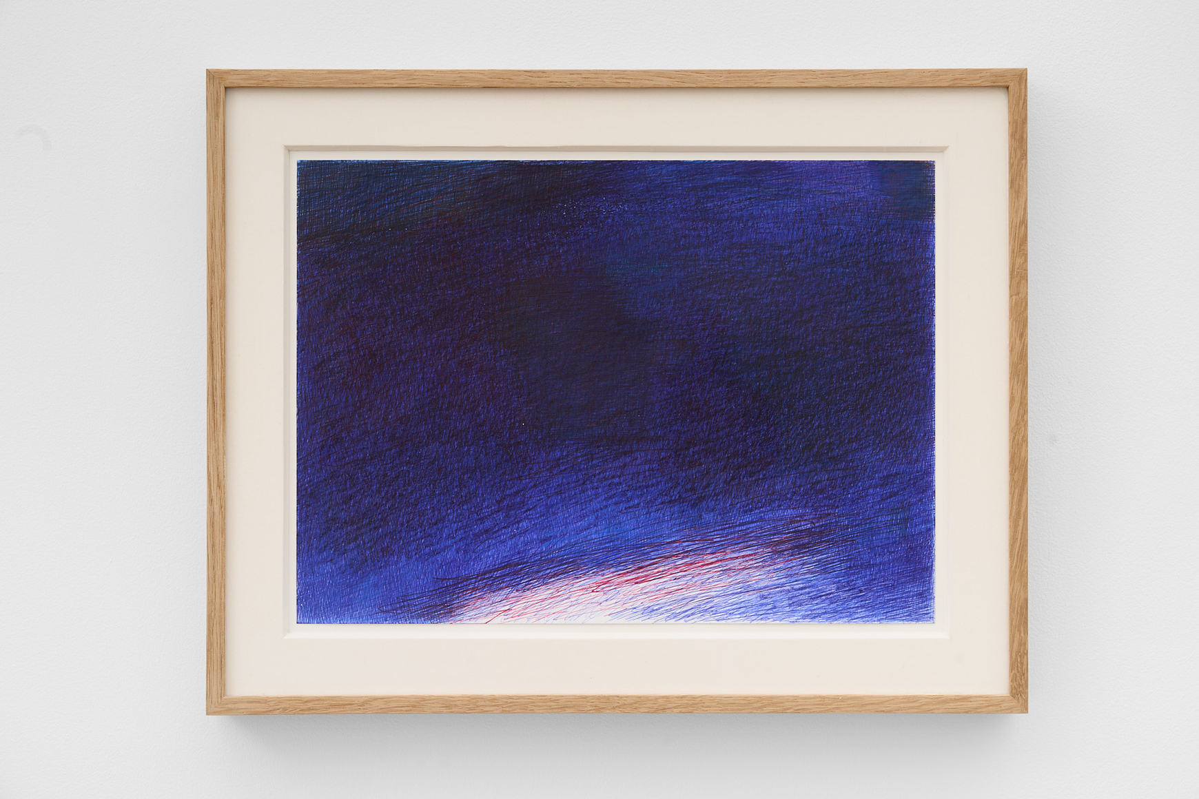 Angiola Gatti Untitled, 2022-2023 Signed and dated on verso Ballpoint pen and color marker on paper 13 1/4 x 16 3/4 in (framed) 33.5 x 42.5 cm (framed) (AGA26.022)