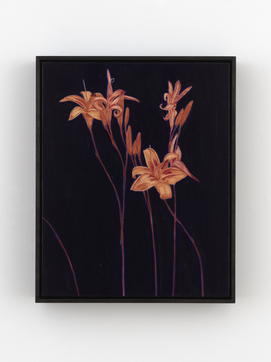 Alexandria Tarver nights, 108, 2026 Signed, titled, dated on verso Oil on linen mounted on panel 21 x 17 in (framed) 53.3 x 43.2 cm (framed) (ATA26.025)