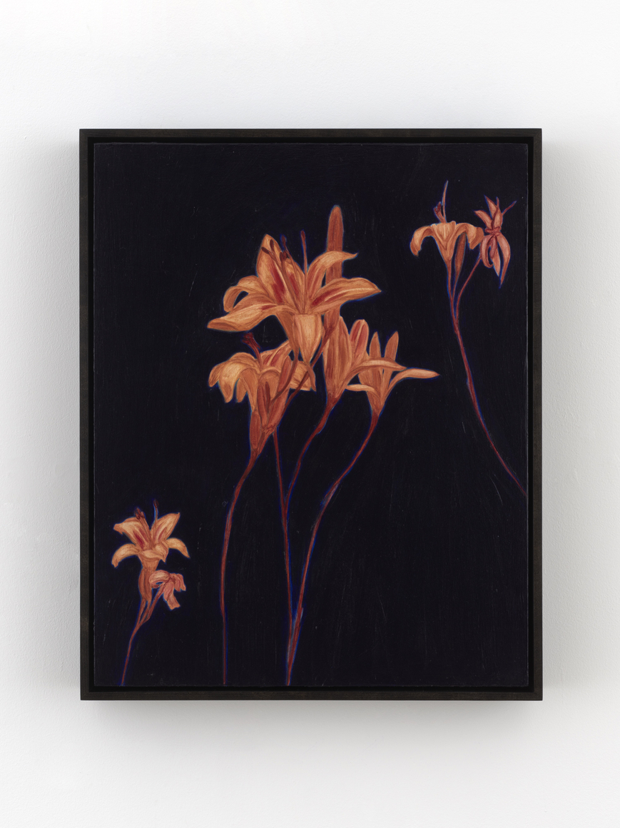 Alexandria Tarver nights, 107, 2026 Signed, titled, dated on verso Oil on linen mounted on panel 21 x 17 in (framed) 53.3 x 43.2 cm (framed) (ATA26.021)