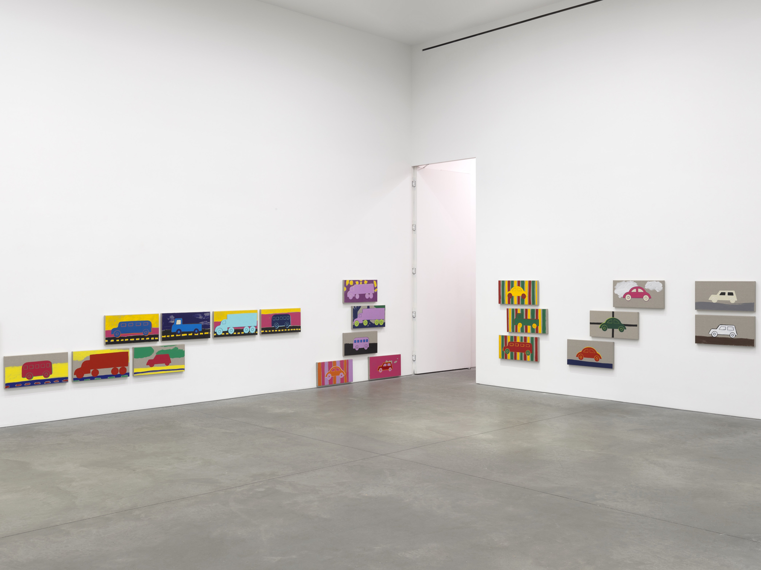 Installation view of Zak Kitnick, Paintings for Children, Nino Mier Gallery, SoHo, March 7 &ndash; April 4, 2026