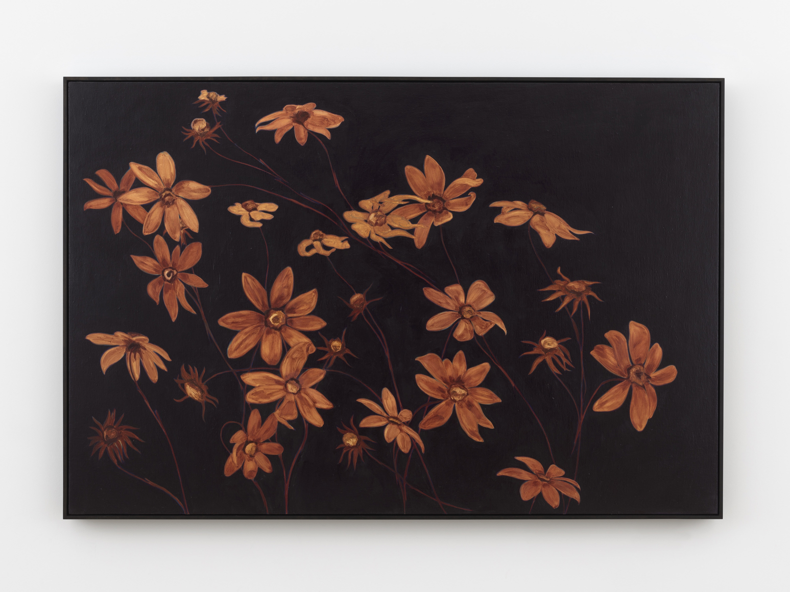 Alexandria Tarver nights, 104, 2026 Signed, titled, and dated on verso Oil on linen mounted on panel 48 3/4 x 72 in (framed) 123.8 x 182.9 cm (framed) (ATA26.011)