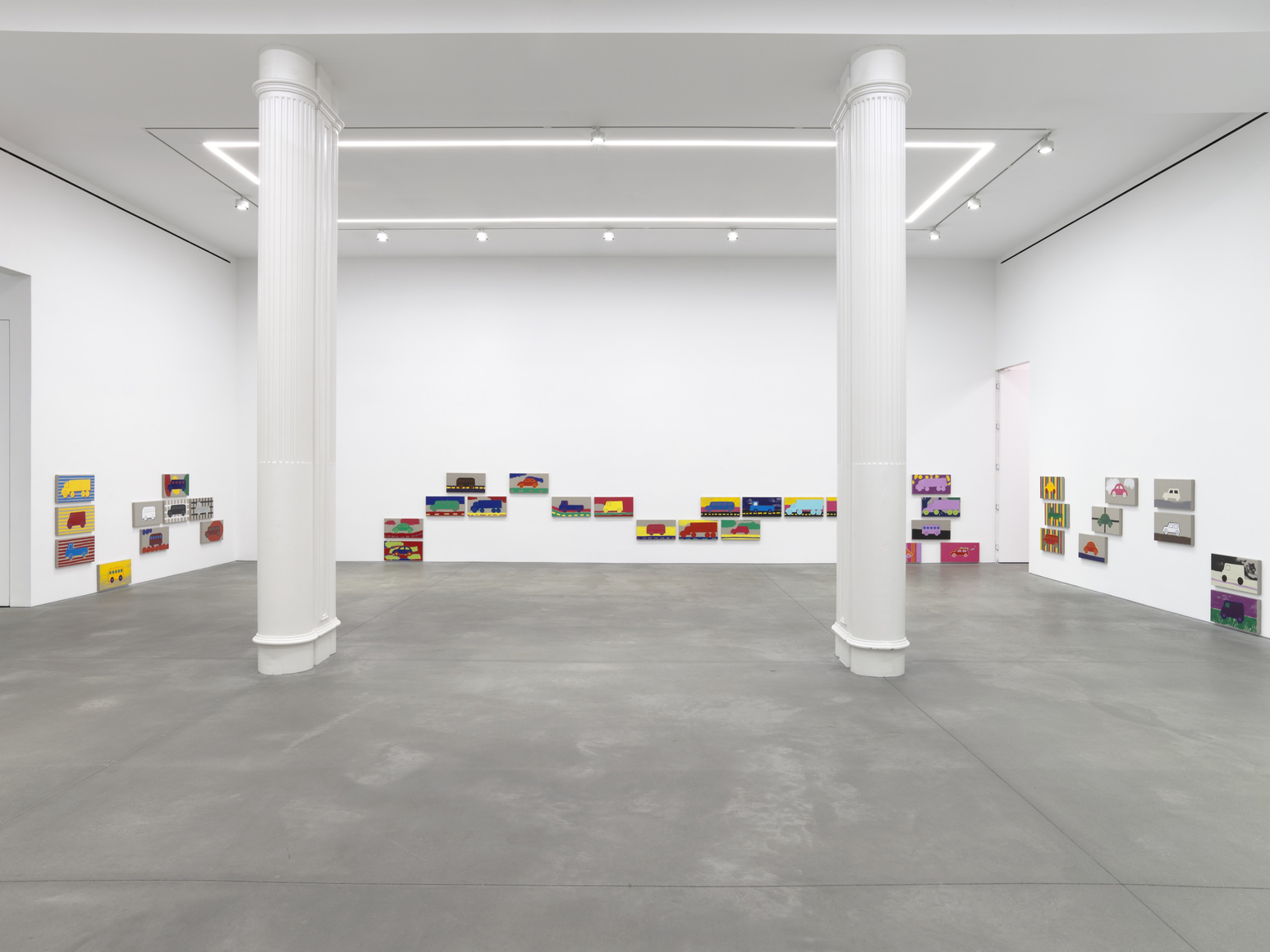 Installation view of Zak Kitnick, Paintings for Children, Nino Mier Gallery, SoHo, March 7 &ndash; April 4, 2026