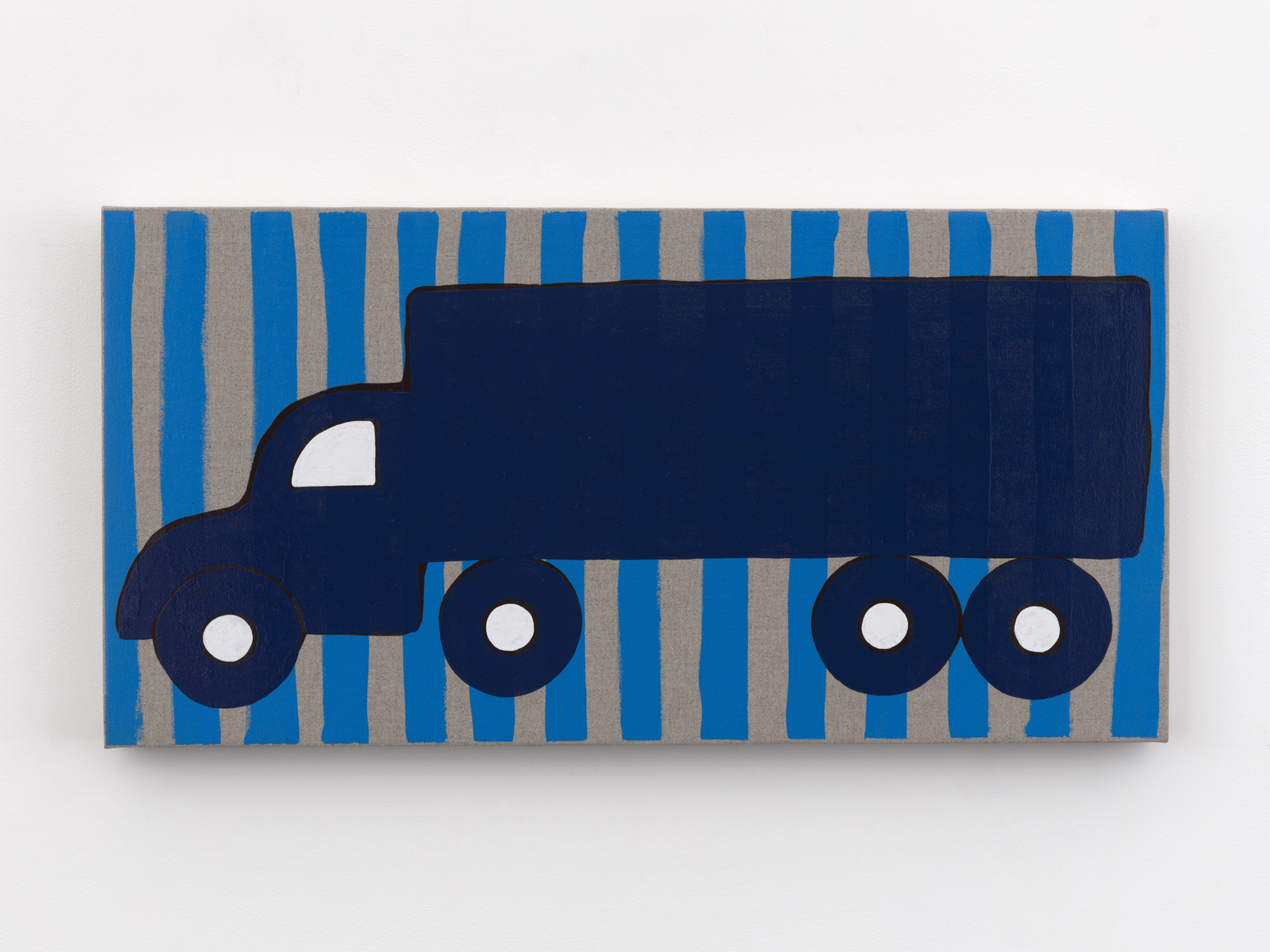 Zak Kitnick Paintings for Children (F2), 2026 Titled on verso Enamel on linen 12 x 24 in 30.5 x 61 cm (ZKI26.018)