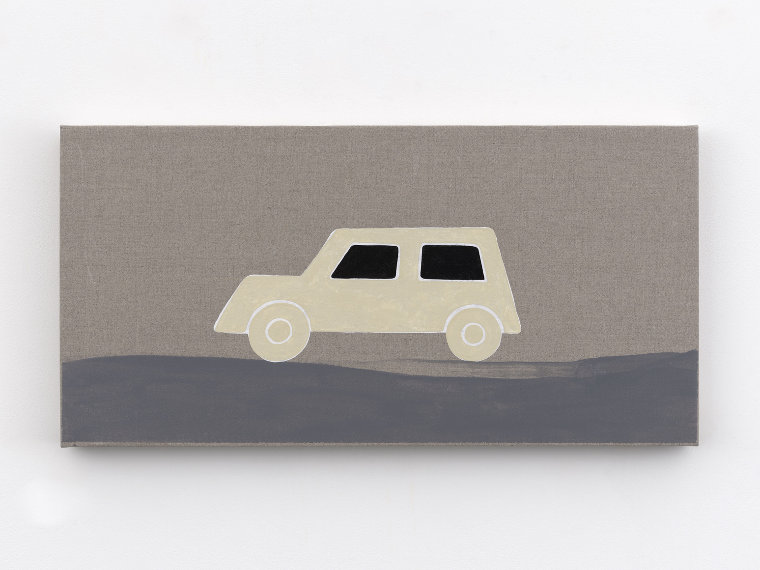 Zak Kitnick Paintings for Children (C5), 2026 Titled on verso Enamel on linen 12 x 24 in 30.5 x 61 cm (ZKI26.005)