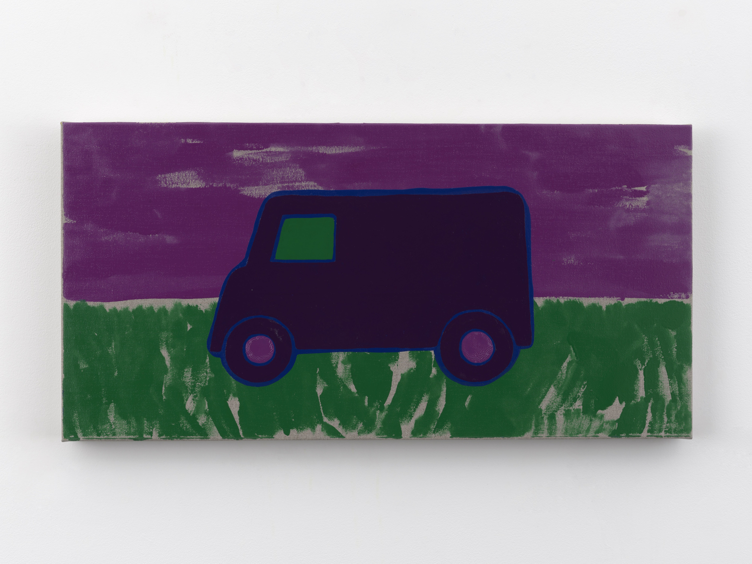 Zak Kitnick Paintings for Children (A6), 2026 Titled on verso Enamel on linen 12 x 24 in 30.5 x 61 cm (ZKI26.046)