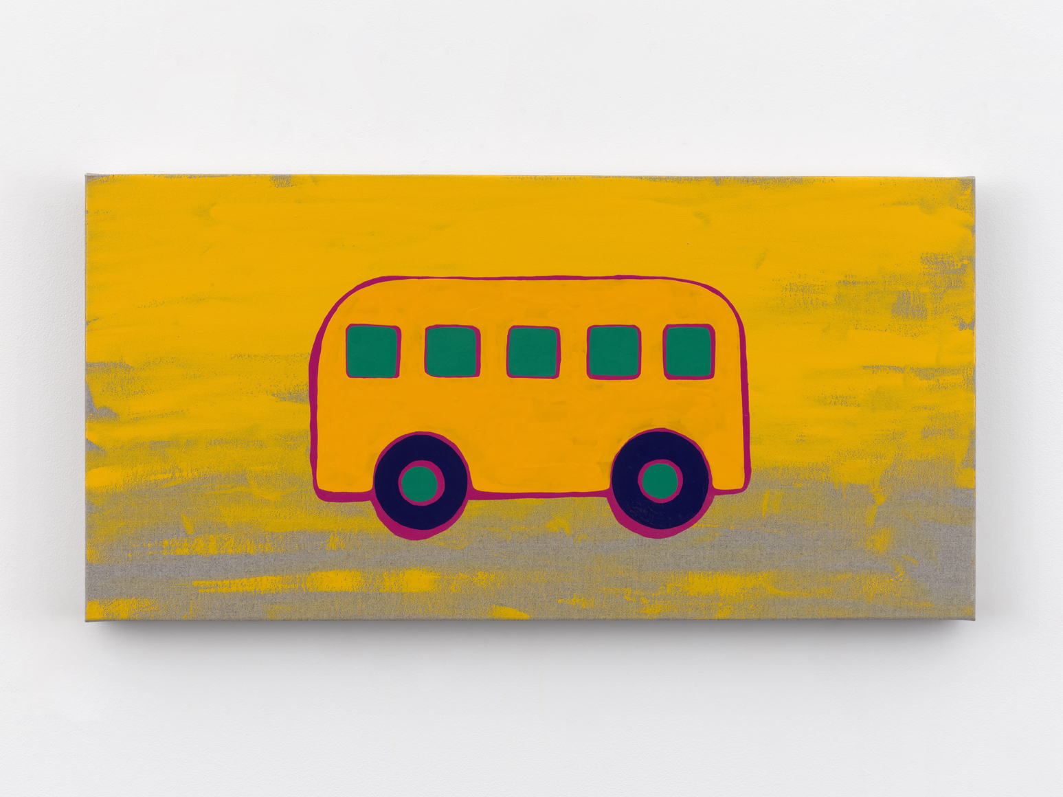 Zak Kitnick Paintings for Children (A4), 2026 Titled on verso Enamel on linen 12 x 24 in 30.5 x 61 cm (ZKI26.035)