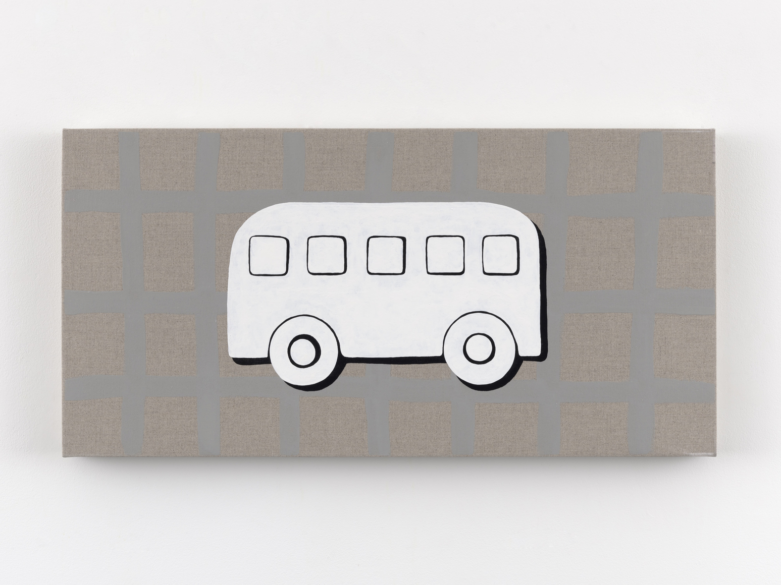 Zak Kitnick Paintings for Children (K8), 2026 Titled on verso Enamel on linen 12 x 24 in 30.5 x 61 cm (ZKI26.077)