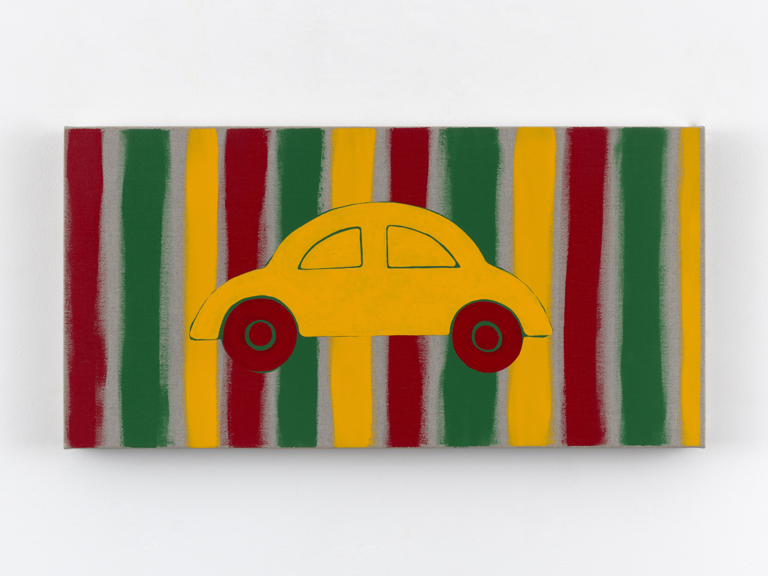 Zak Kitnick Paintings for Children (G6), 2026 Titled on verso Enamel on linen 12 x 24 in 30.5 x 61 cm (ZKI26.097)