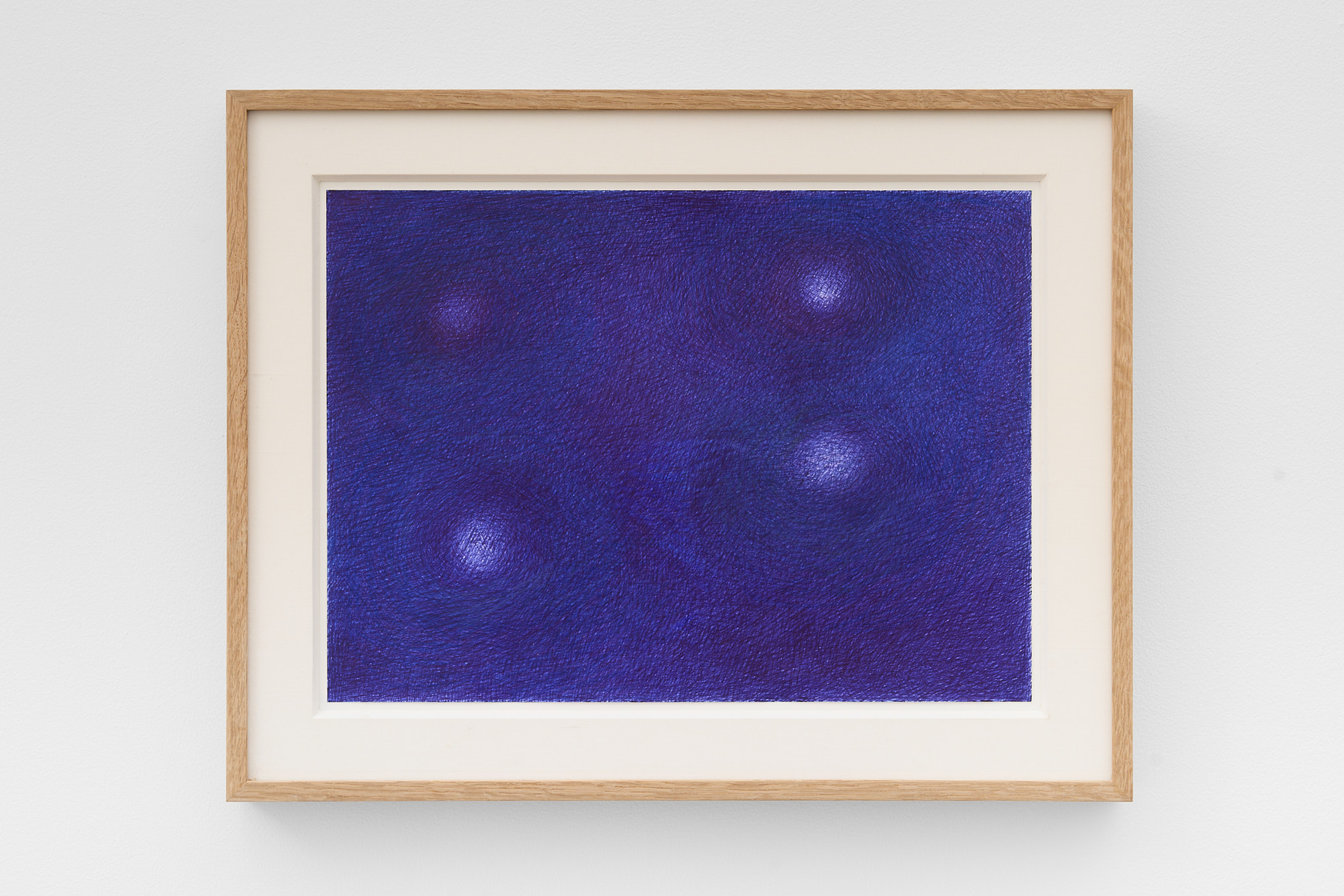 Angiola Gatti Untitled, 2023-2024 Signed and dated on verso Ballpoint pen and color marker on paper 13 1/4 x 16 3/4 in (framed) 33.5 x 42.5 cm (framed) (AGA26.018)