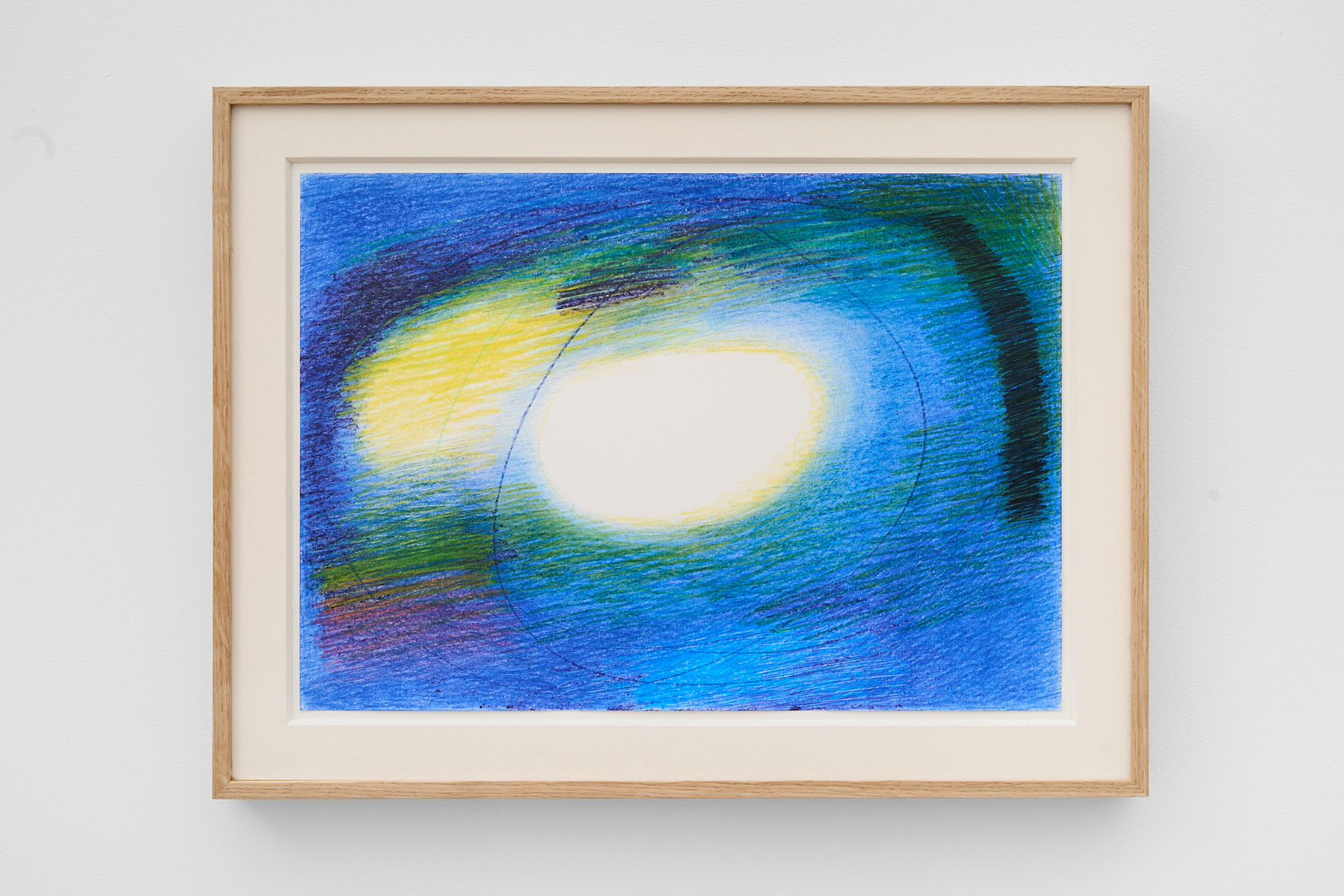 Angiola Gatti Untitled, 2026 Signed and dated on verso Ballpoint pen and color pencil on paper 15 3/8 x 20 1/8 in (framed) 39 x 51.2 cm (framed) (AGA26.026)