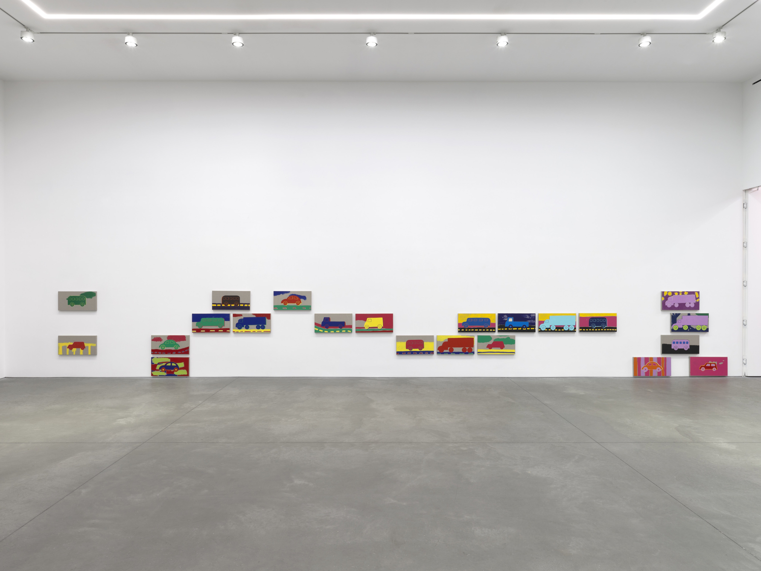 Installation view of Zak Kitnick, Paintings for Children, Nino Mier Gallery, SoHo, March 7 &ndash; April 4, 2026