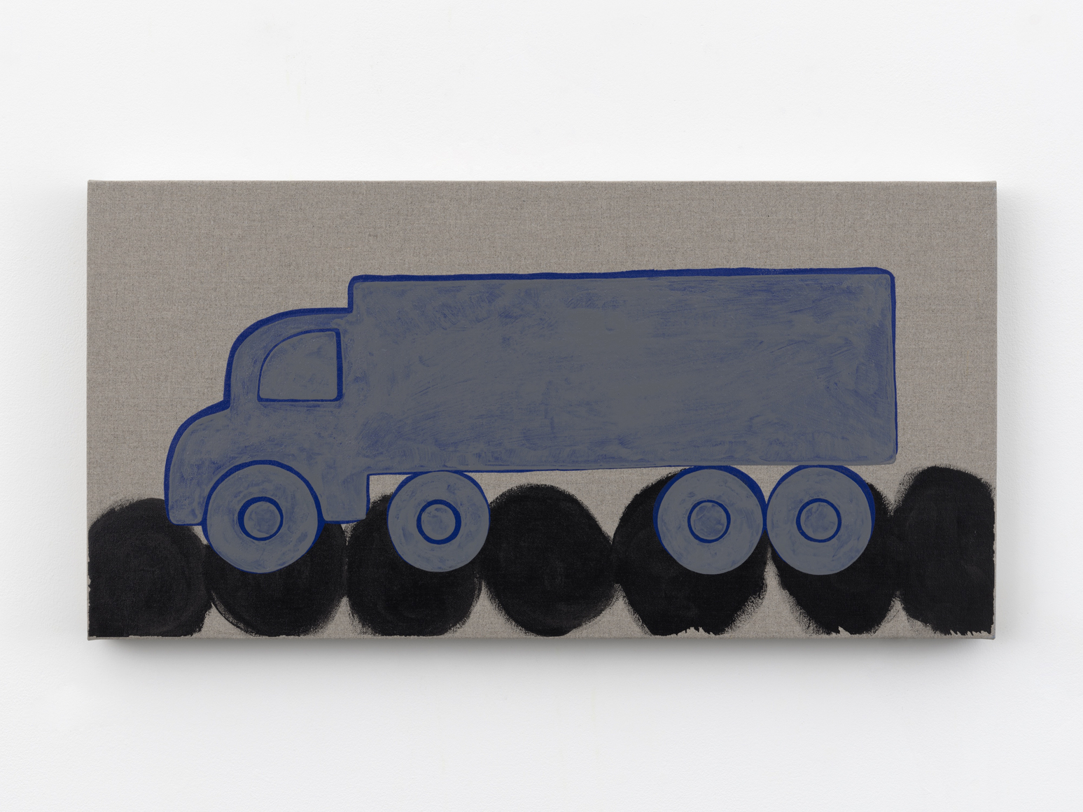 Zak Kitnick Paintings for Children (E5), 2026 Titled on verso Enamel on linen 12 x 24 in 30.5 x 61 cm (ZKI26.023)
