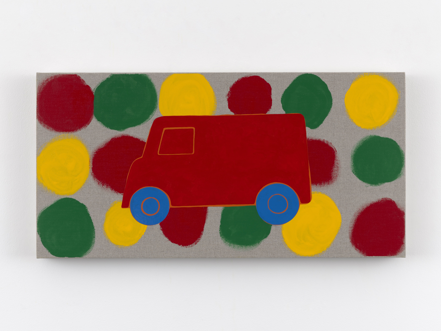 Zak Kitnick Paintings for Children (F6), 2026 Titled on verso Enamel on linen 12 x 24 in 30.5 x 61 cm (ZKI26.102)