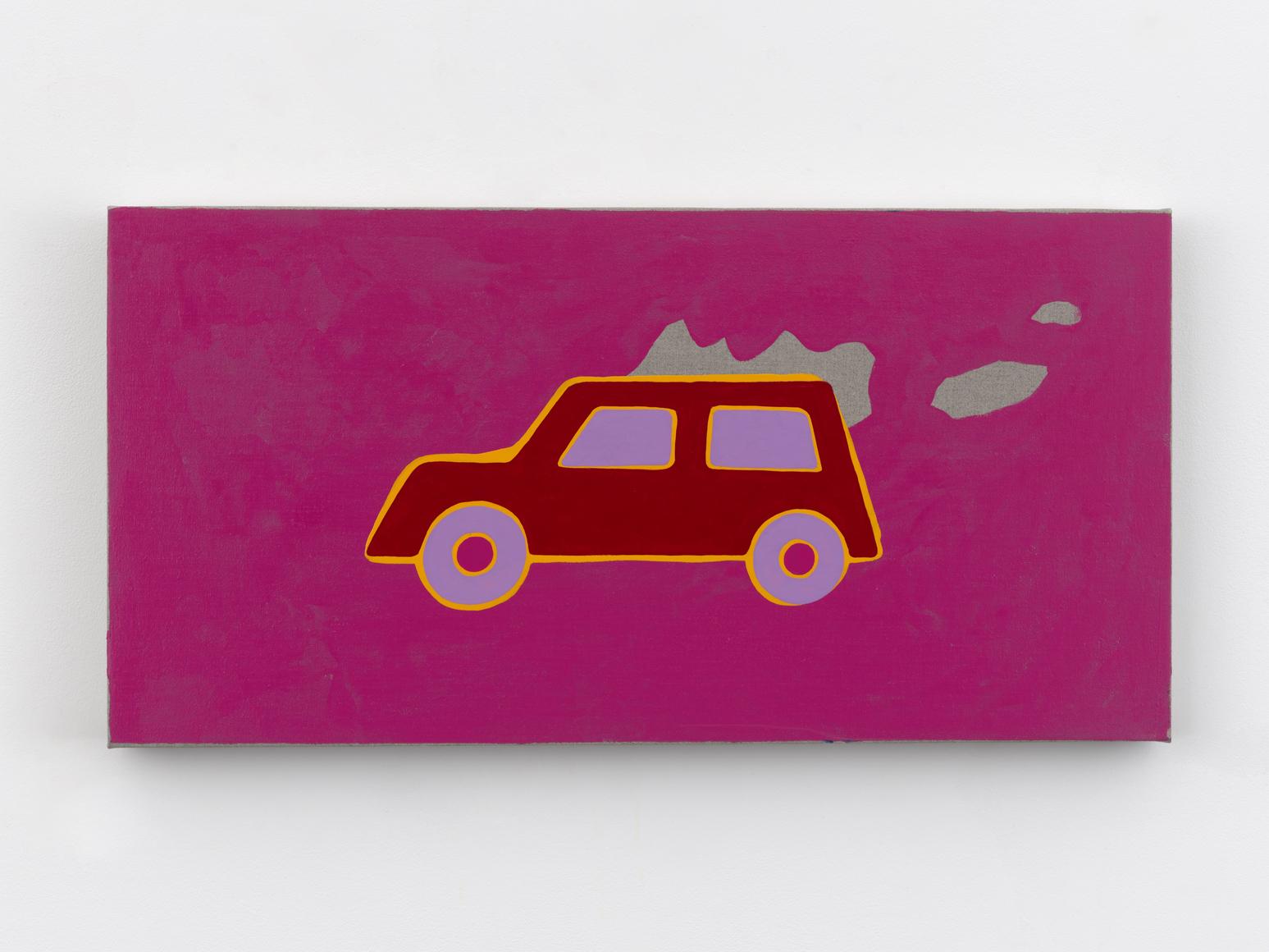 Zak Kitnick Paintings for Children (B7), 2026 Titled on verso Enamel on linen 12 x 24 in 30.5 x 61 cm (ZKI26.039)