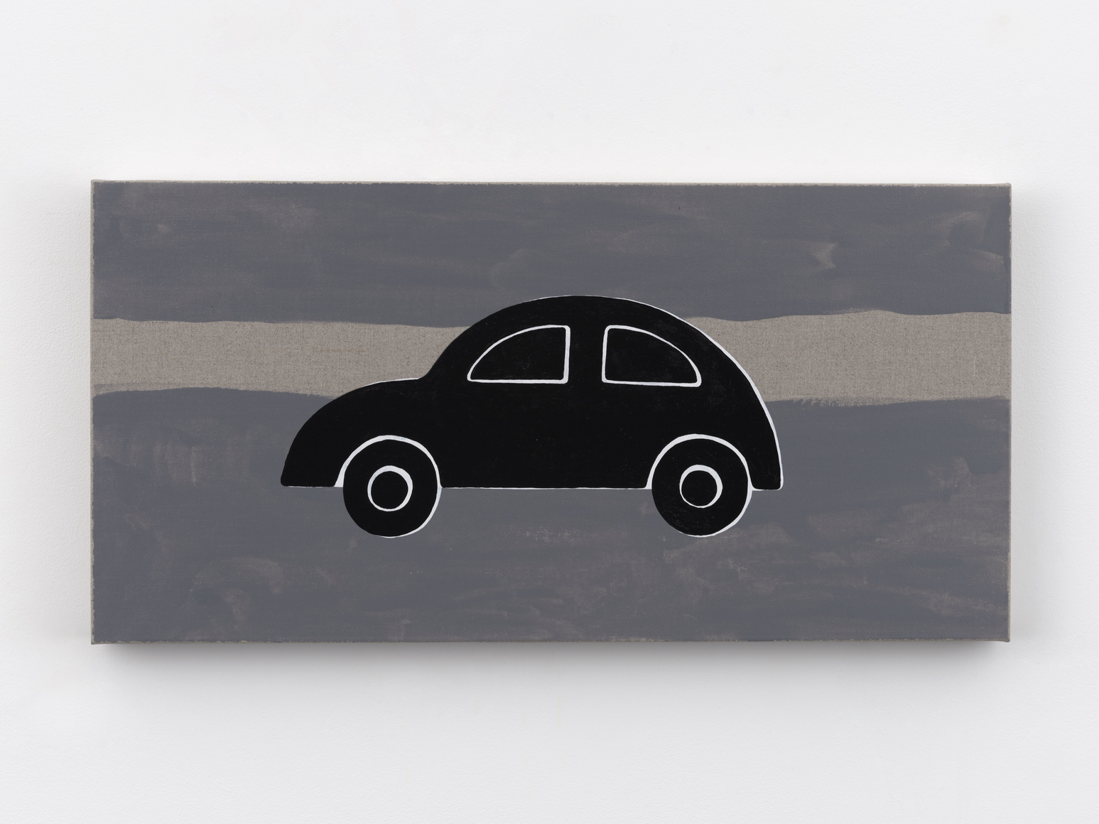 Zak Kitnick Paintings for Children (C2), 2026 Titled on verso Enamel on linen 12 x 24 in 30.5 x 61 cm (ZKI26.013)