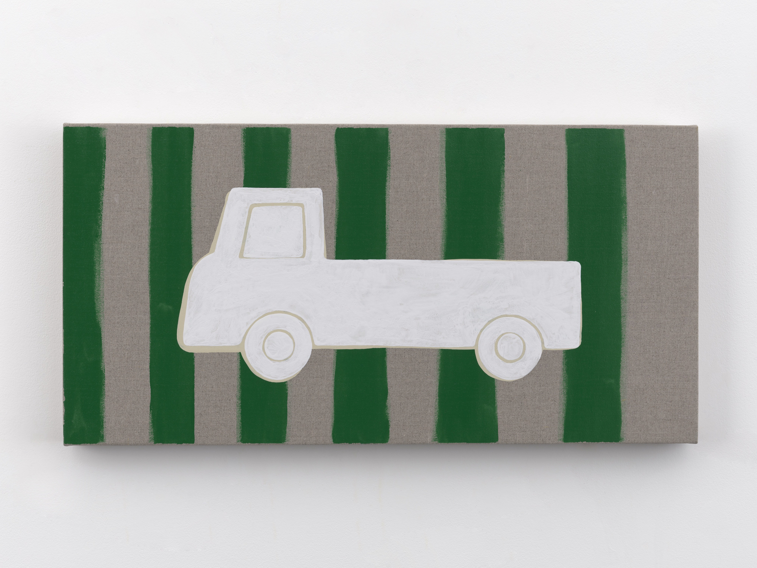 Zak Kitnick Paintings for Children (F5), 2026 Titled on verso Enamel on linen 12 x 24 in 30.5 x 61 cm (ZKI26.010)