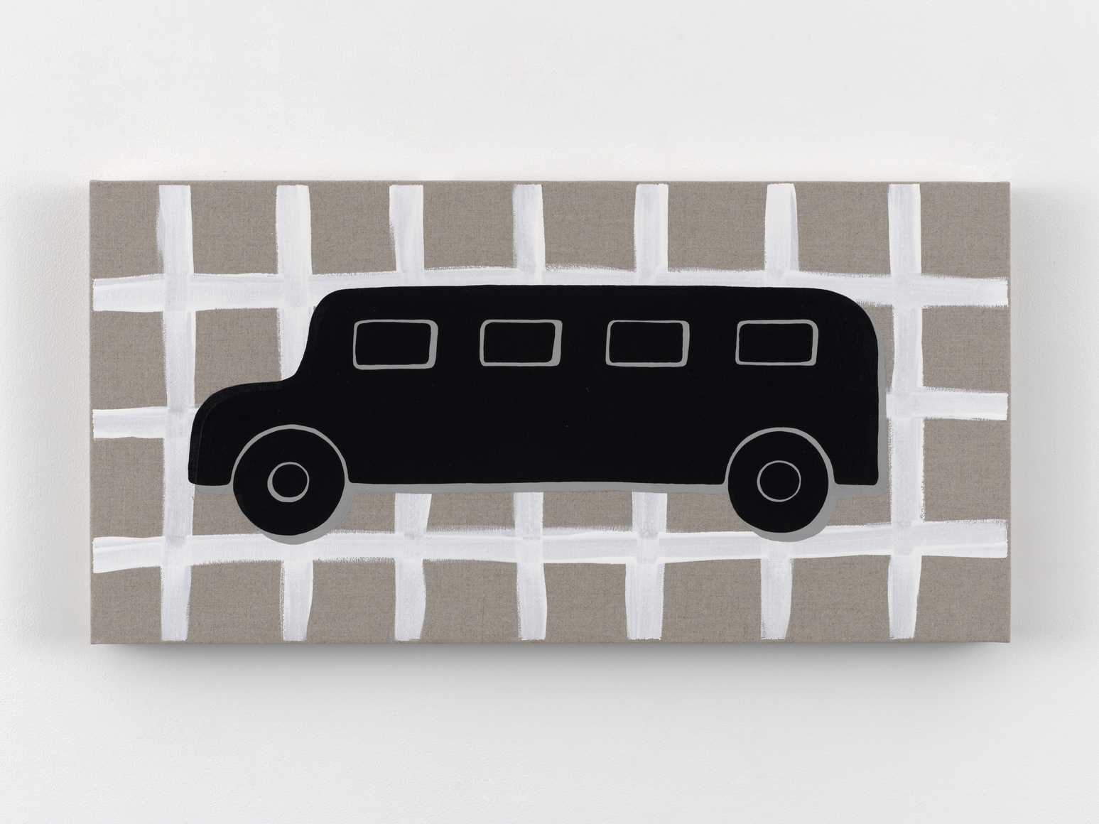 Zak Kitnick Paintings for Children (K9), 2026 Titled on verso Enamel on linen 12 x 24 in 30.5 x 61 cm (ZKI26.090)