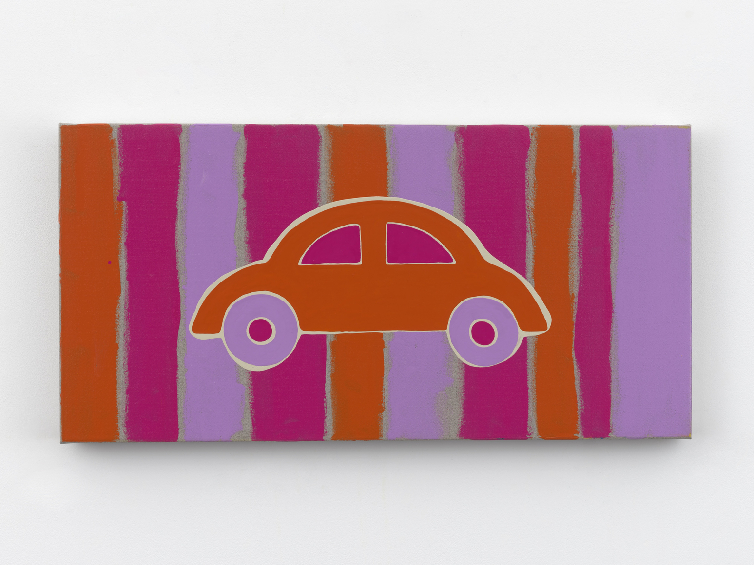 Zak Kitnick Paintings for Children (A8), 2026 Titled on verso Enamel on linen 12 x 24 in 30.5 x 61 cm (ZKI26.011)