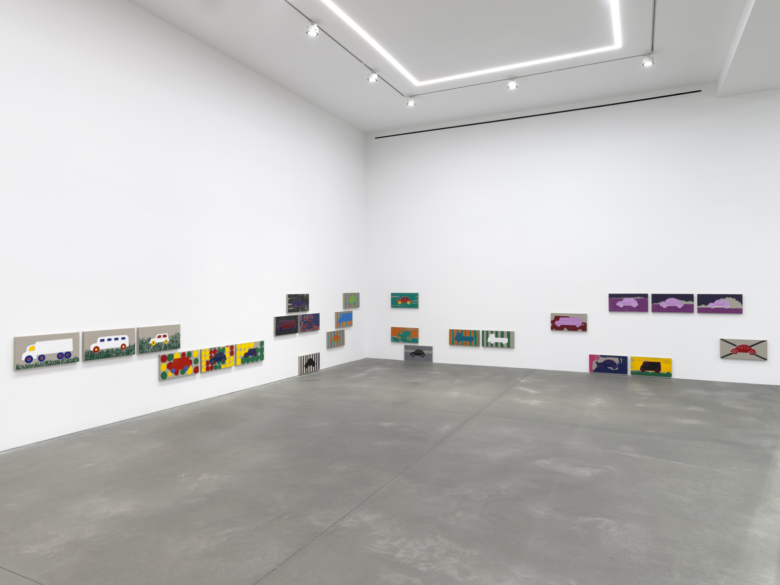 Installation view of Zak Kitnick, Paintings for Children, Nino Mier Gallery, SoHo, March 7 &ndash; April 4, 2026