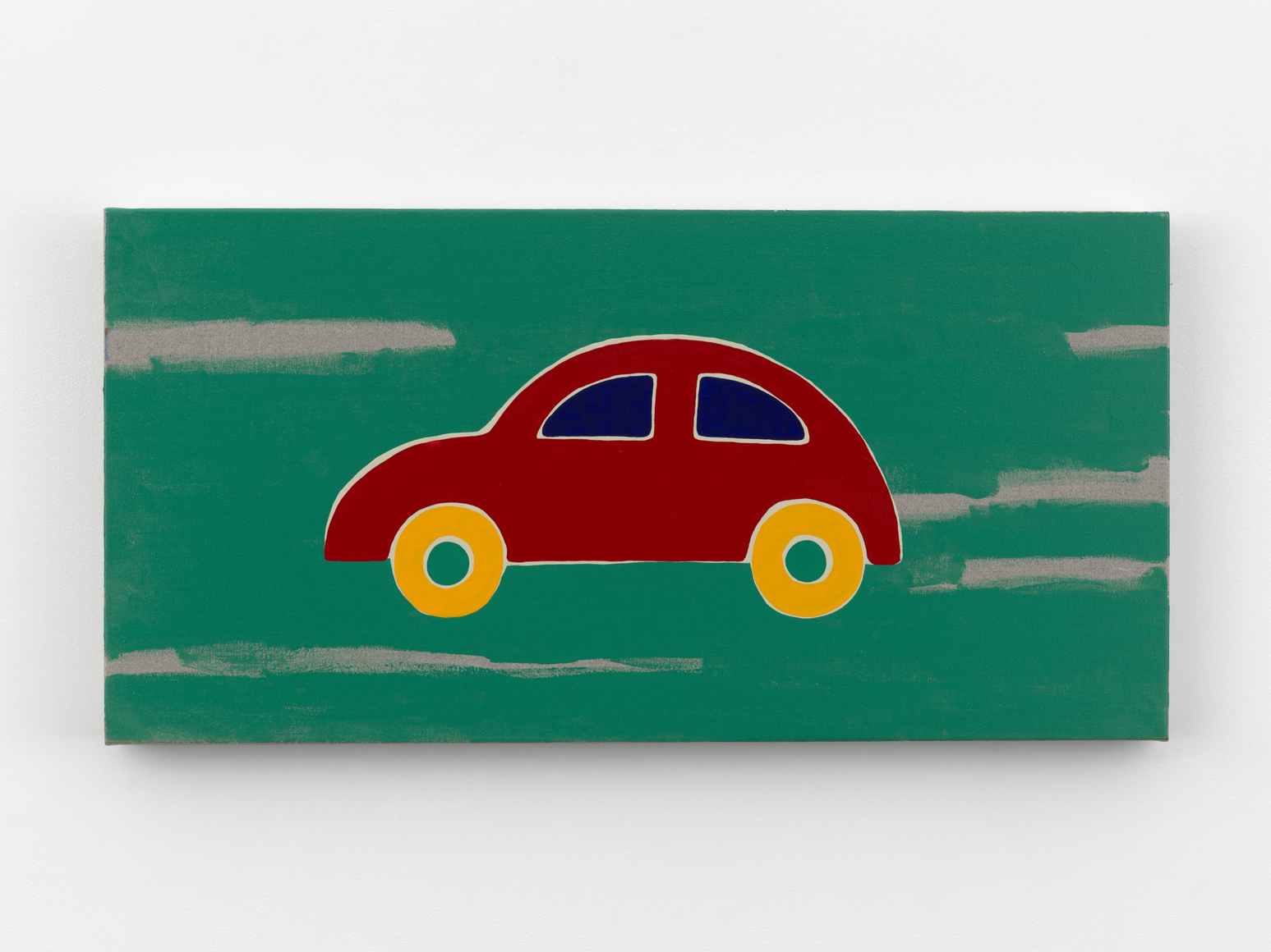 Zak Kitnick Paintings for Children (B3), 2026 Titled on verso Enamel on linen 12 x 24 in 30.5 x 61 cm (ZKI26.012)