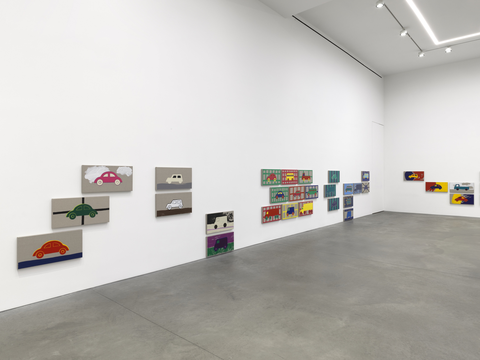 Installation view of Zak Kitnick, Paintings for Children, Nino Mier Gallery, SoHo, March 7 &ndash; April 4, 2026