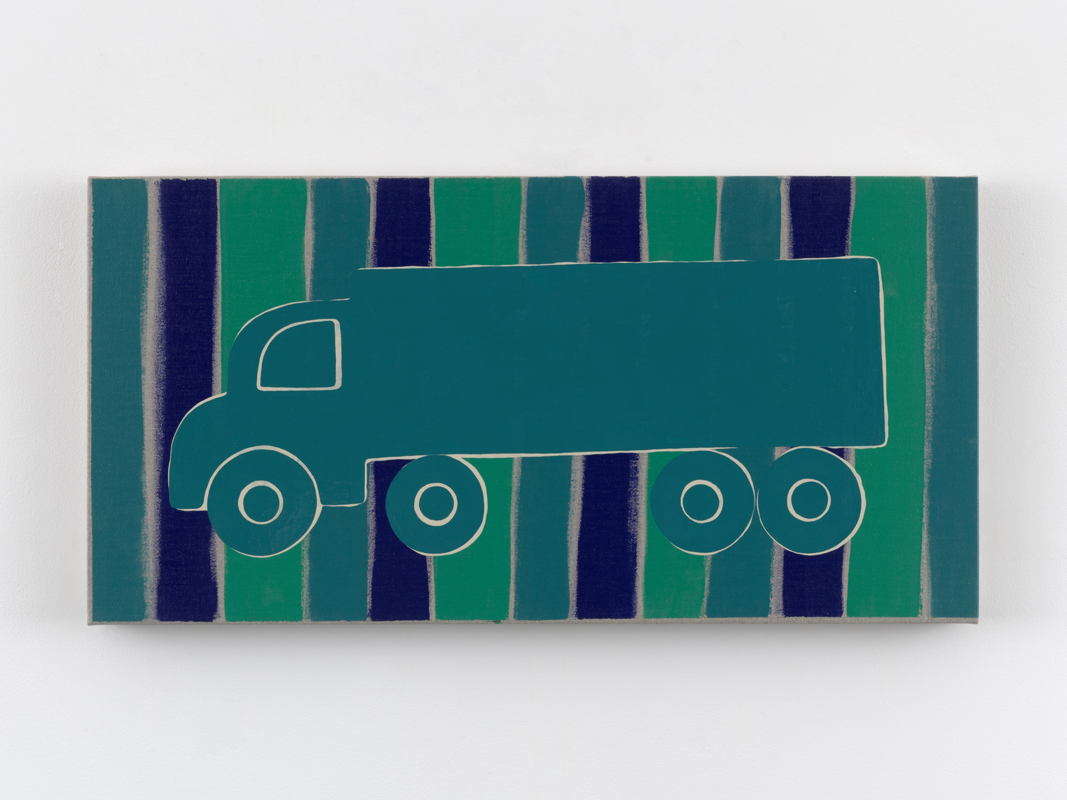 Zak Kitnick Paintings for Children (G2), 2026 Titled on verso Enamel on linen 12 x 24 in 30.5 x 61 cm (ZKI26.101)