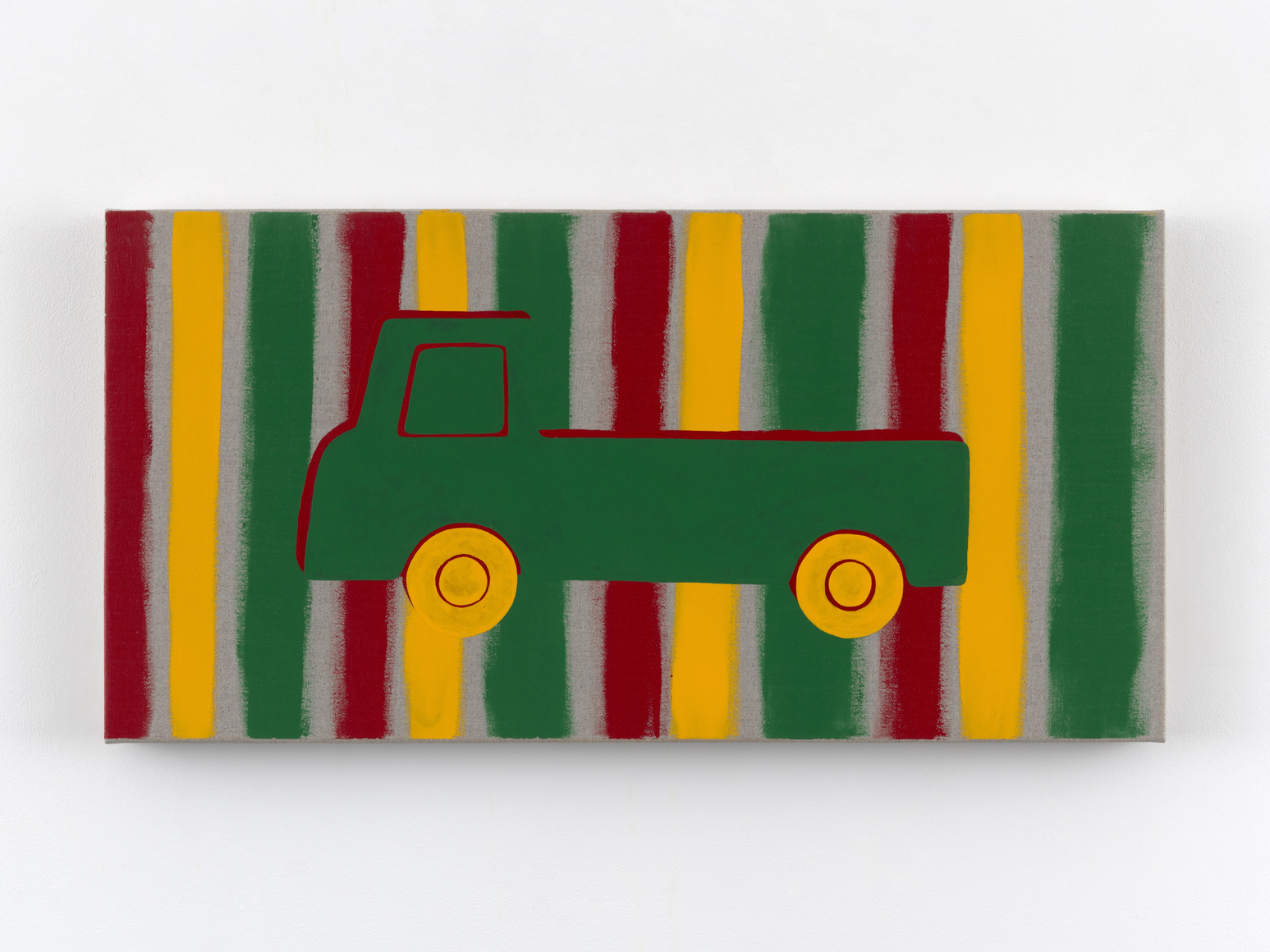 Zak Kitnick Paintings for Children (G5), 2026 Titled on verso Enamel on linen 12 x 24 in 30.5 x 61 cm (ZKI26.099)