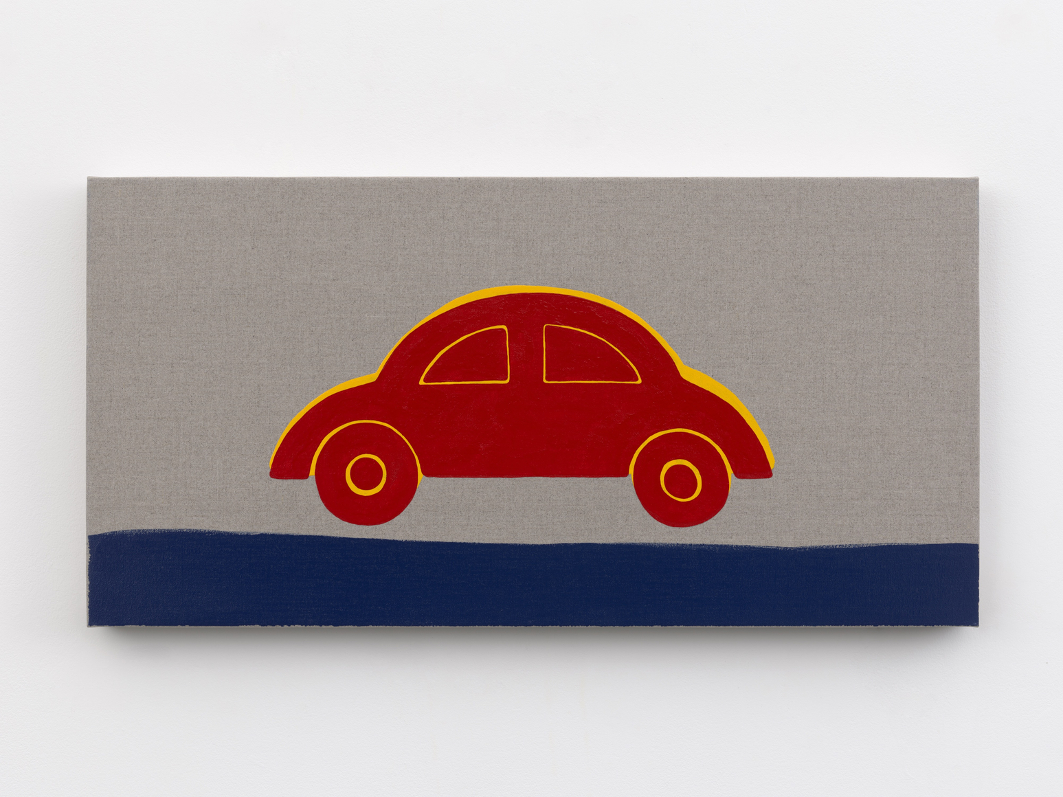 Zak Kitnick Paintings for Children (E9), 2026 Titled on verso Enamel on linen 12 x 24 in 30.5 x 61 cm (ZKI26.042)