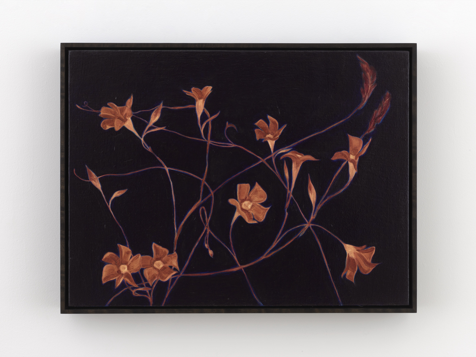 Alexandria Tarver nights, 99, outside S&amp;T&rsquo;s wedding, 2026 Signed, titled, dated on verso Oil on linen mounted on panel 19 x 25 in (framed) 48.3 x 63.5 cm (framed) (ATA26.028)