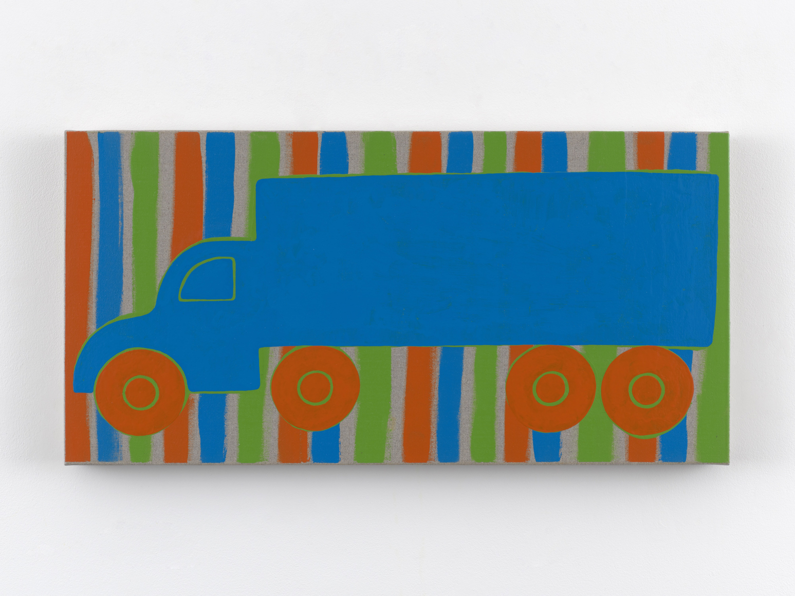 Zak Kitnick Paintings for Children (G9), 2026 Titled on verso Enamel on linen 12 x 24 in 30.5 x 61 cm (ZKI26.067)