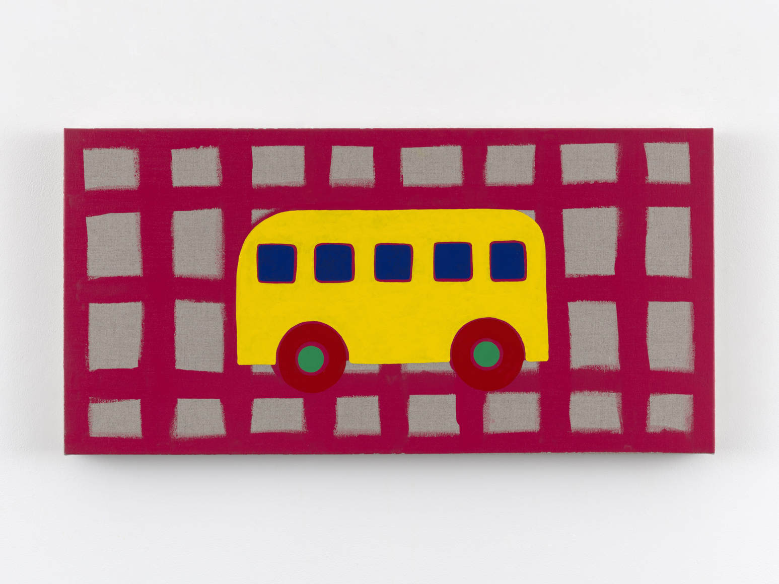 Zak Kitnick Paintings for Children (H7), 2026 Titled on verso Enamel on linen 12 x 24 in 30.5 x 61 cm (ZKI26.075)