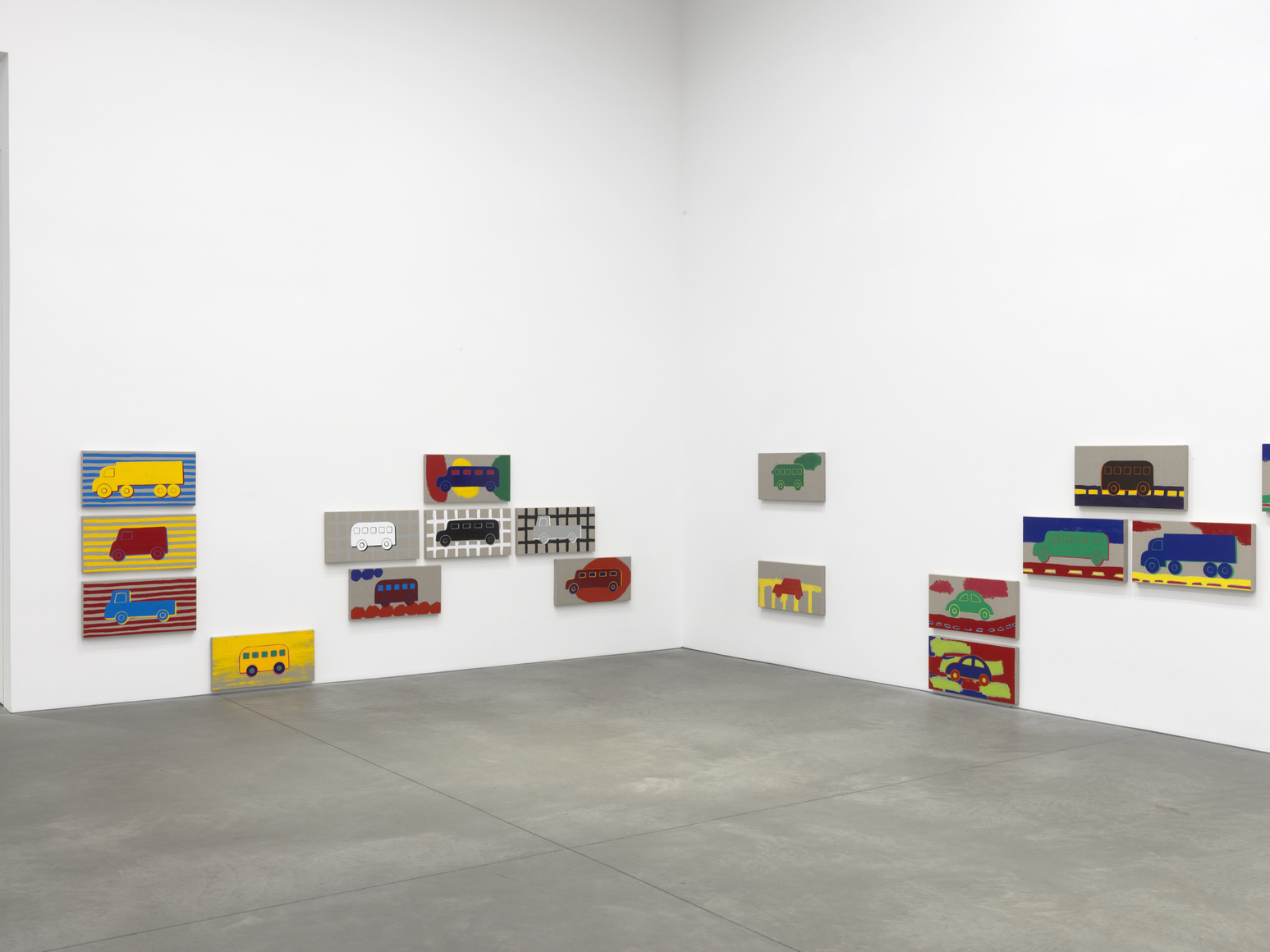 Installation view of Zak Kitnick, Paintings for Children, Nino Mier Gallery, SoHo, March 7 &ndash; April 4, 2026