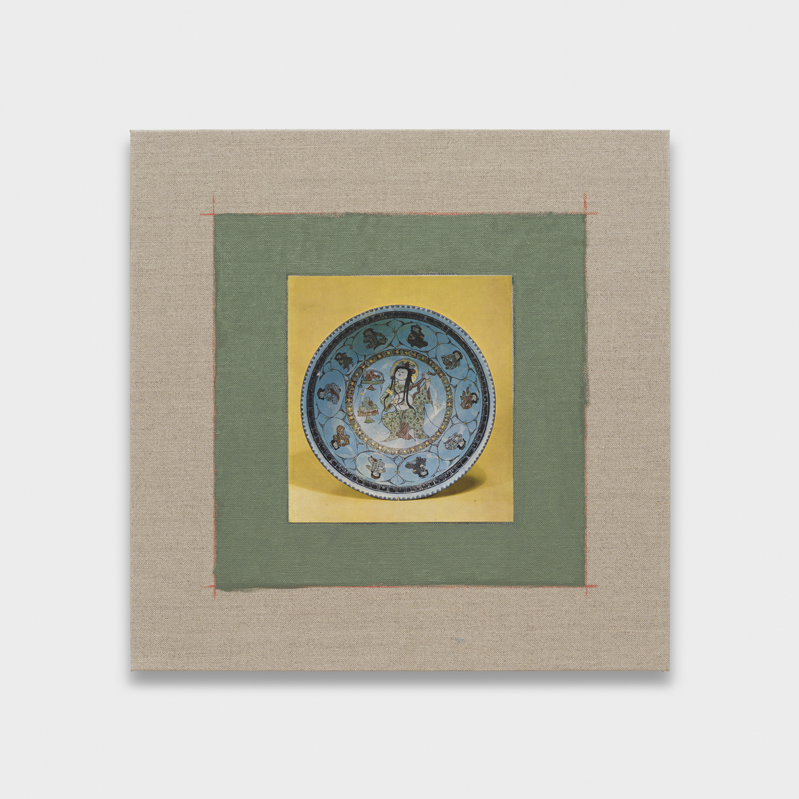 Kamrooz Aram, Variations on Turquoise Bowl (detail), 2025