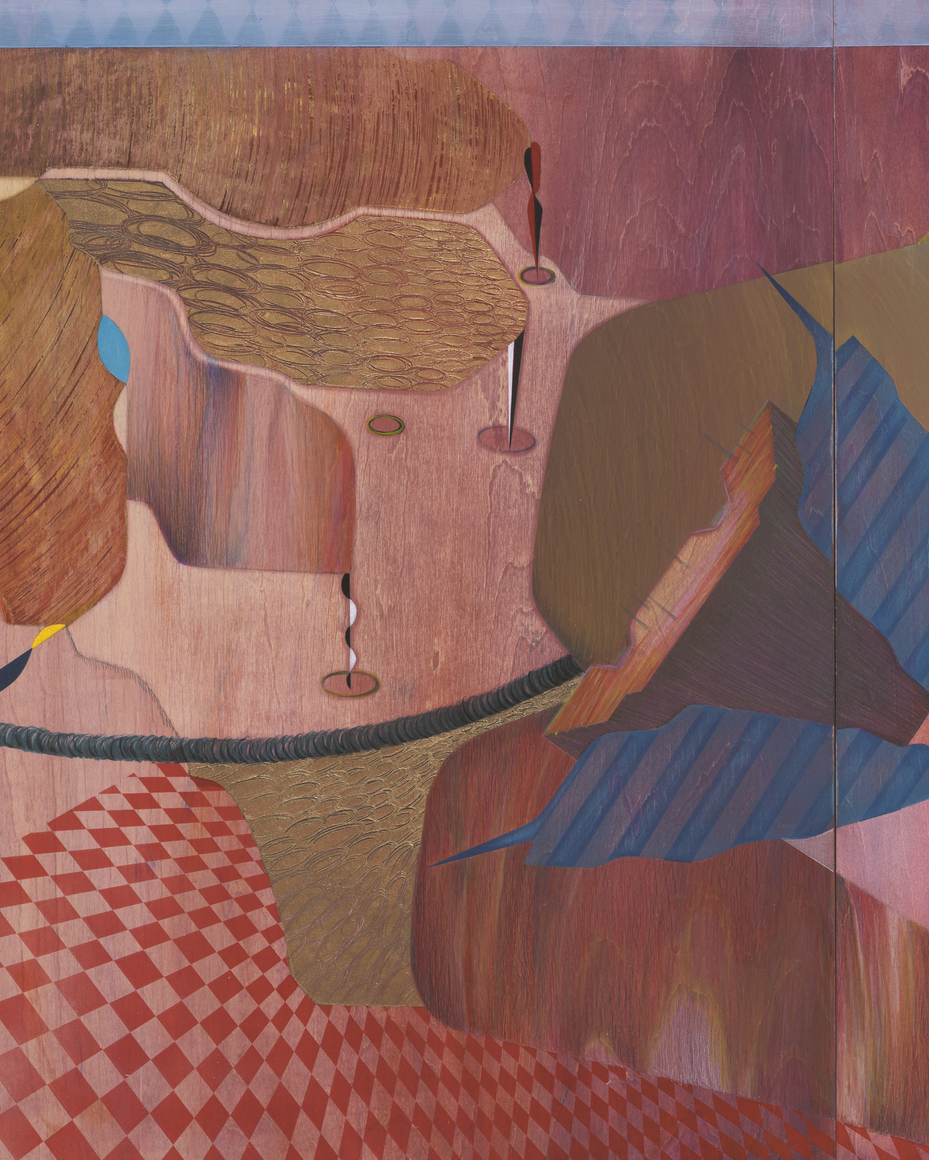 Maryam Hoseini, Oblique Landscape (detail), 2025