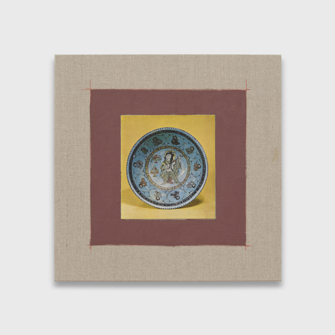 Kamrooz Aram, Variations on Turquoise Bowl (detail), 2025