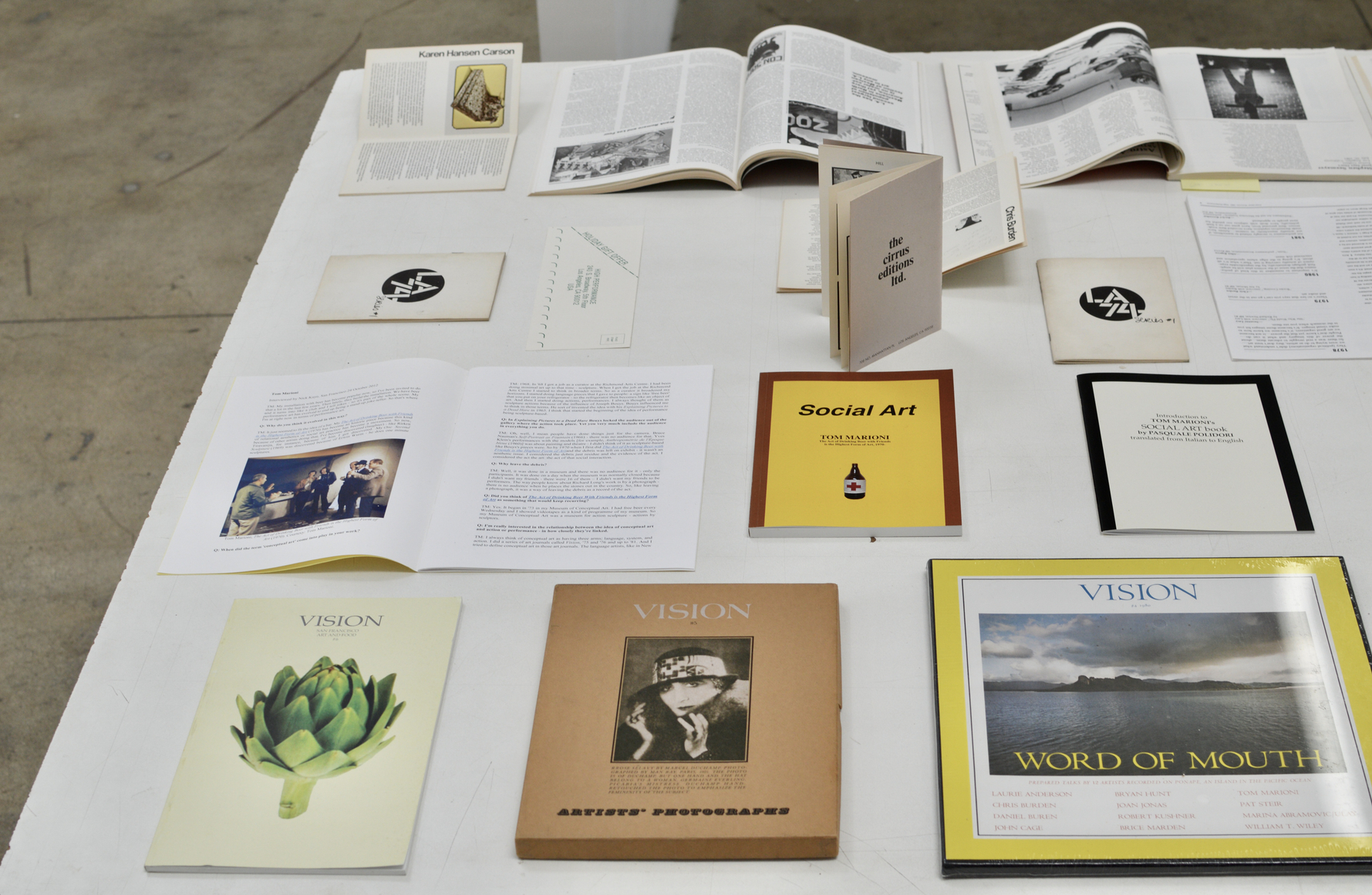 LIVING PROOF / LIVING ARCHIVES: Action / Artifact from Cirrus Gallery and Cirrus Editions