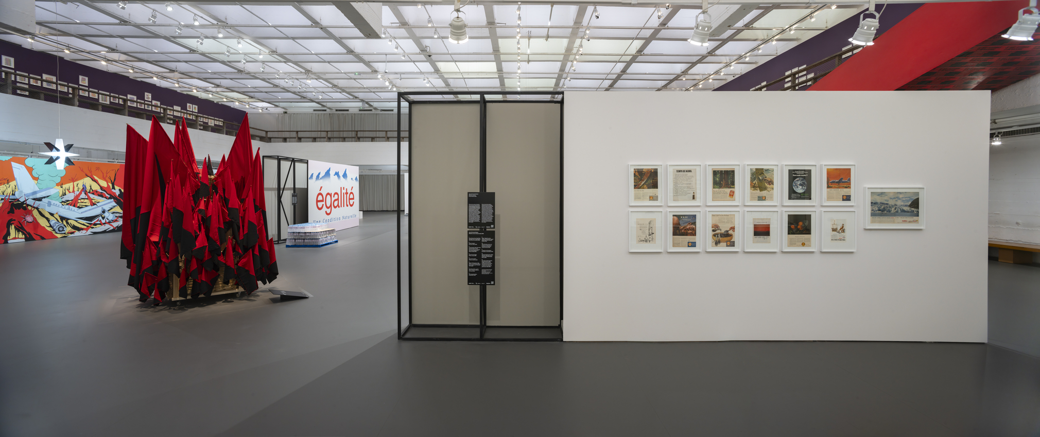 installation view of minerva cuevas: social ecology, museu de arte de s&atilde;o paulo (masp), s&atilde;o paulo, 2025. photo: eduardo ortega, 