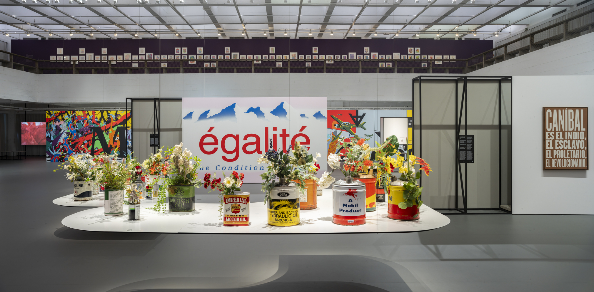 installation view of minerva cuevas: social ecology, museu de arte de s&atilde;o paulo (masp), s&atilde;o paulo, 2025. photo: eduardo ortega, 