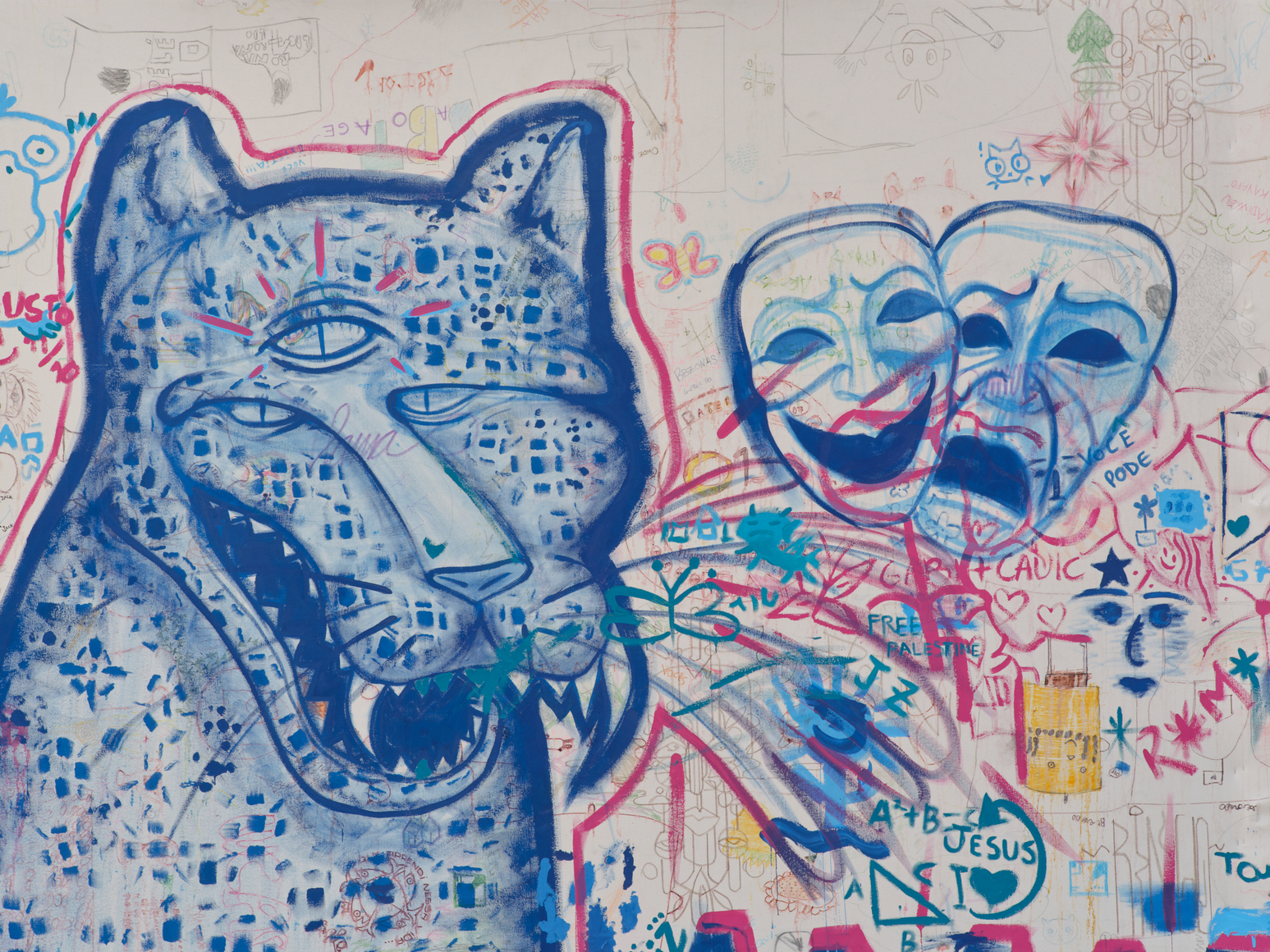 vista de instalaci&oacute;n de oscar murillo: collective osmosis, das minsk y museum barberini, potsdam, 2026. foto: tim bowdich, cortes&iacute;a del artista. copyright &copy; oscar murillo