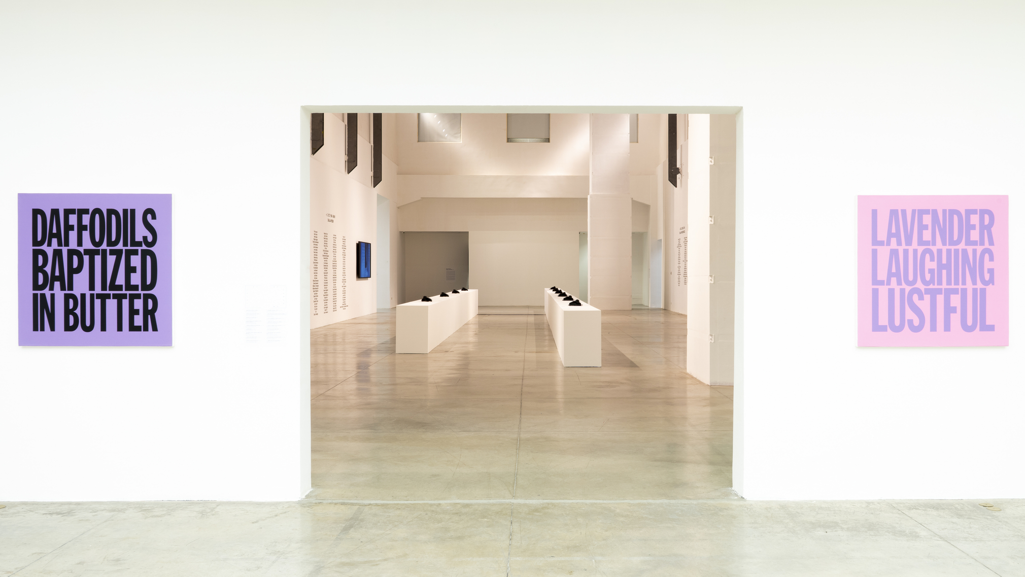 installation view&nbsp;john giorno: the performative word, museo d'arte moderna di bologna, 2026. courtesy museo d'arte moderna di bologna, settore musei civici, comune di bologna. photo: ornella de carlo