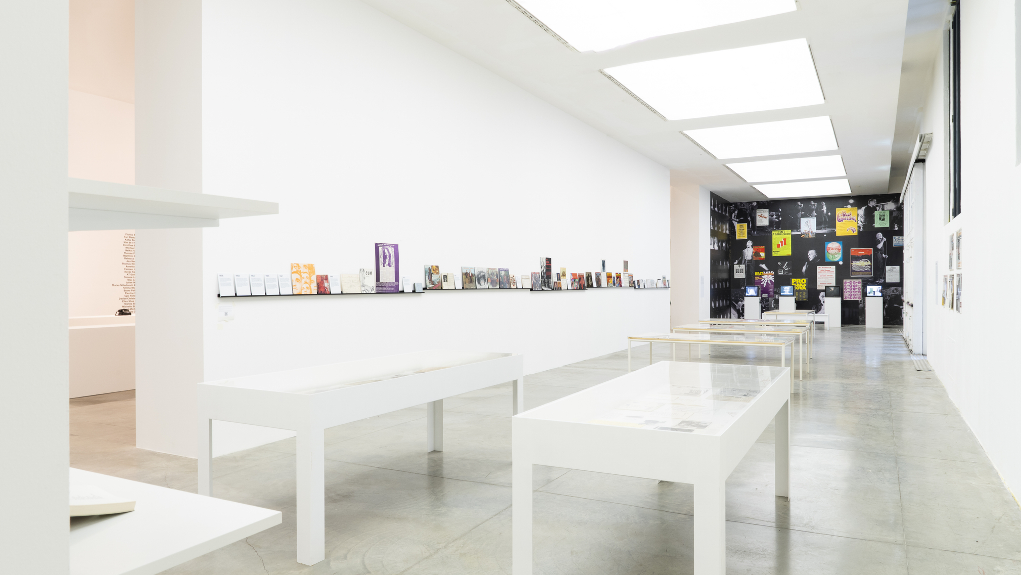 installation view&nbsp;john giorno: the performative word, museo d'arte moderna di bologna, 2026. courtesy museo d'arte moderna di bologna, settore musei civici, comune di bologna. photo: ornella de carlo, 