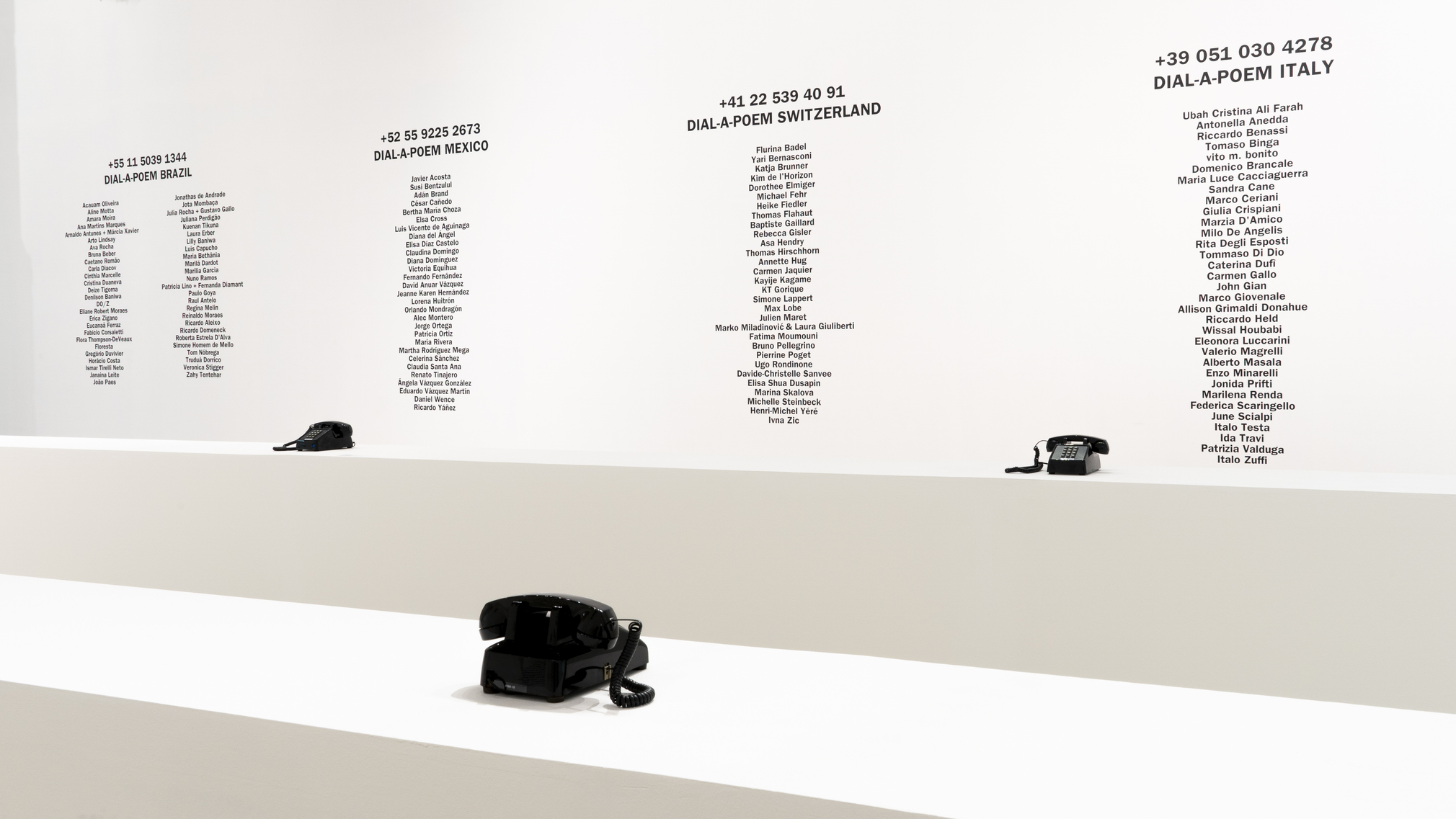 installation view&nbsp;john giorno: the performative word, museo d'arte moderna di bologna, 2026. courtesy museo d'arte moderna di bologna, settore musei civici, comune di bologna. photo: ornella de carlo, 