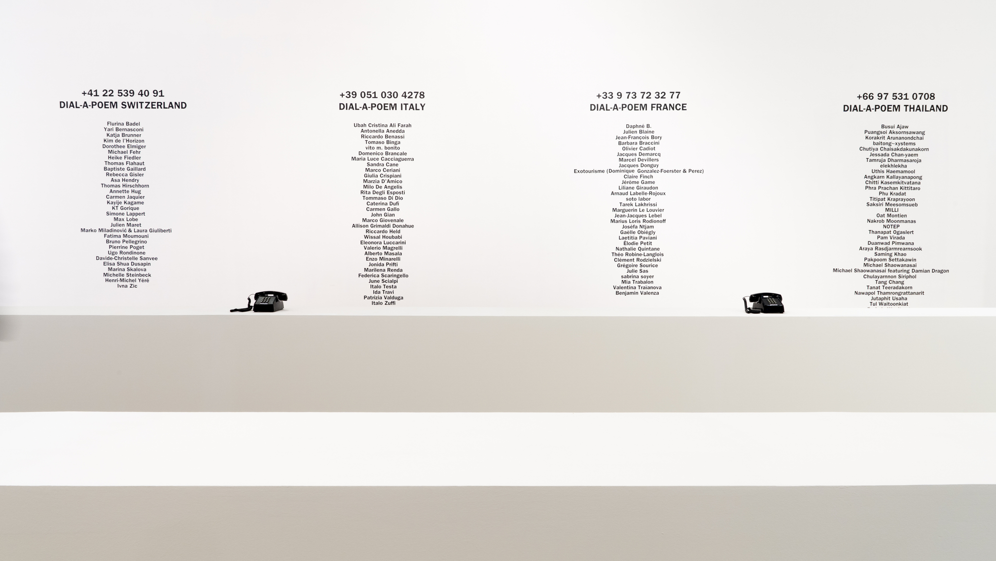 installation view&nbsp;john giorno: the performative word, museo d'arte moderna di bologna, 2026. courtesy museo d'arte moderna di bologna, settore musei civici, comune di bologna. photo: ornella de carlo, 