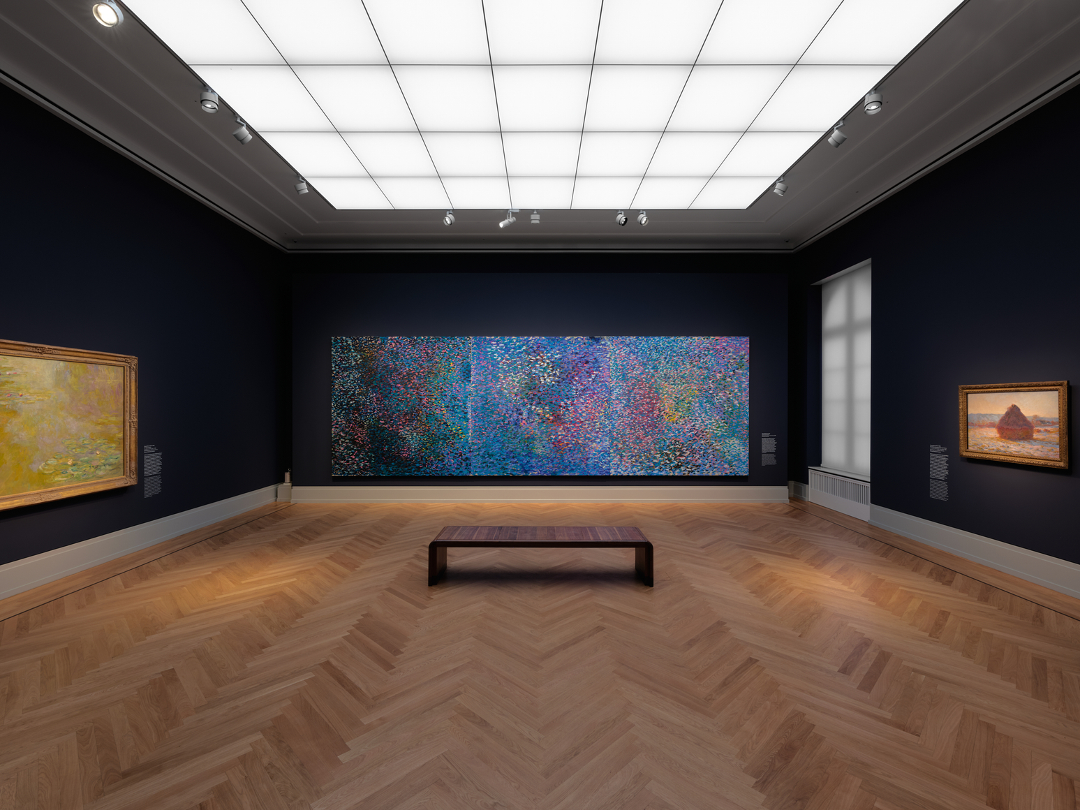 vista de instalaci&oacute;n de oscar murillo: collective osmosis, das minsk y museum barberini, potsdam, 2026. foto: tim bowdich, cortes&iacute;a del artista. copyright &copy; oscar murillo