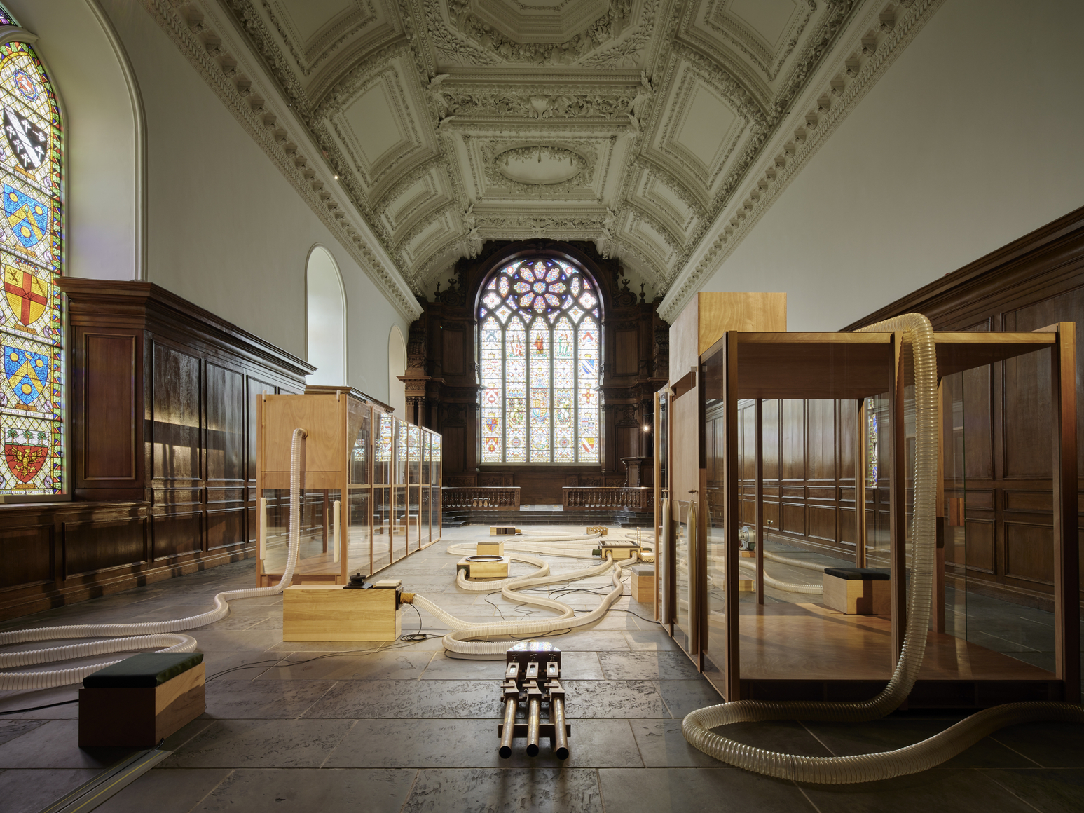 vista de instalaci&oacute;n de tarek atoui: souffle continu, sunflowers, irish museum of modern art (imma), dubl&iacute;n, 2026. foto: ros kavanagh, 
