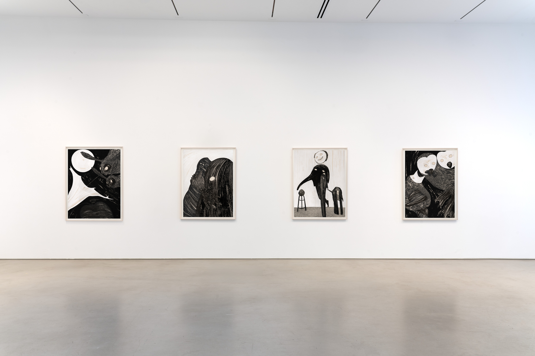 Installation view, Nicola Tyson, NEED, Petzel, 2026.