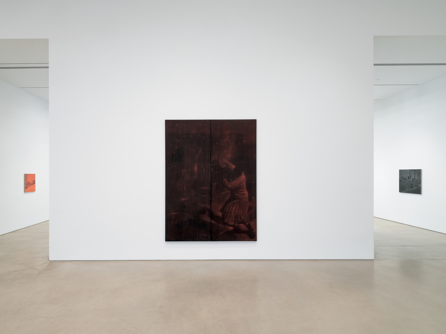 Installation view, Troy Brauntuch, Petzel, 2026.