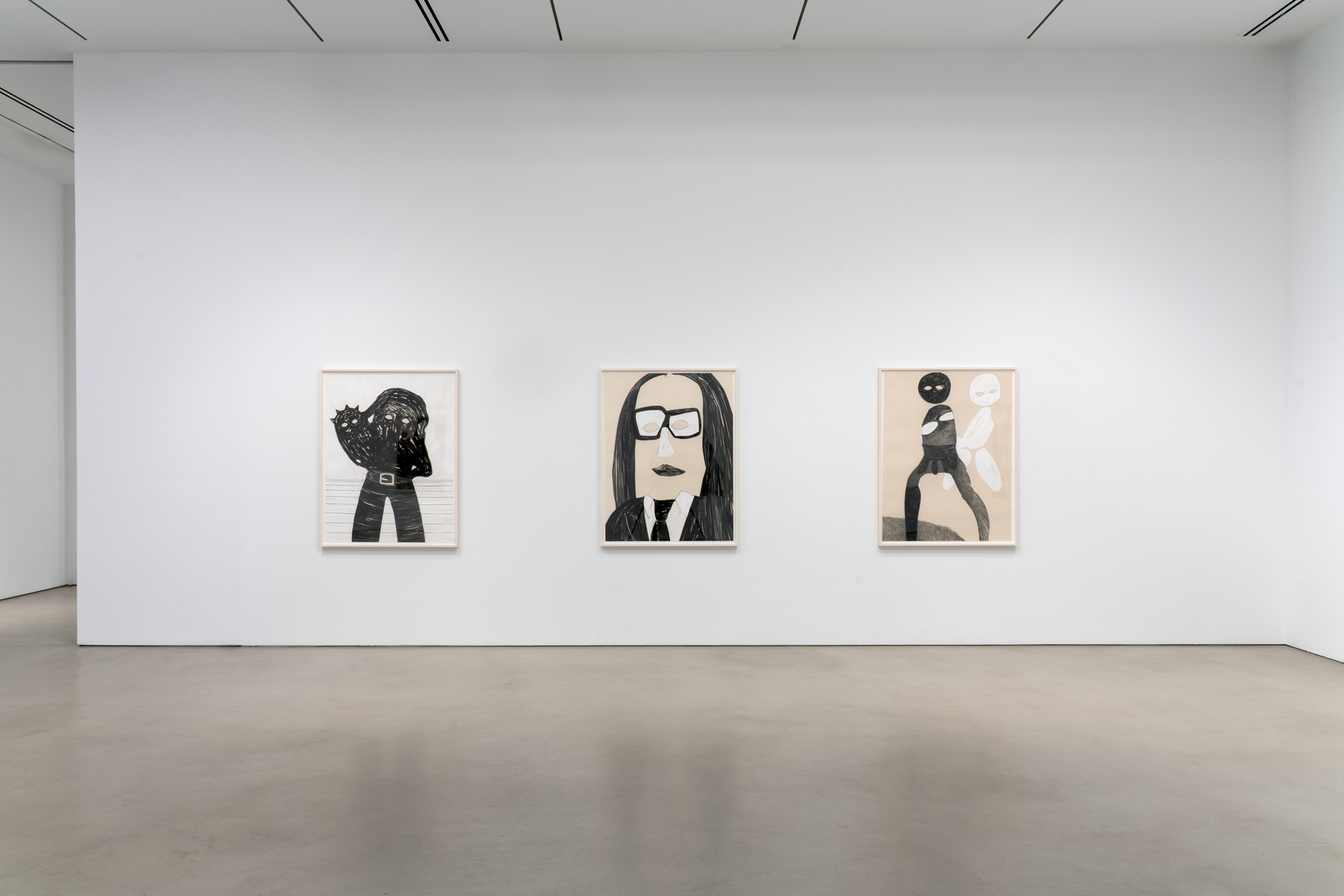 Installation view, Nicola Tyson, NEED, Petzel, 2026.