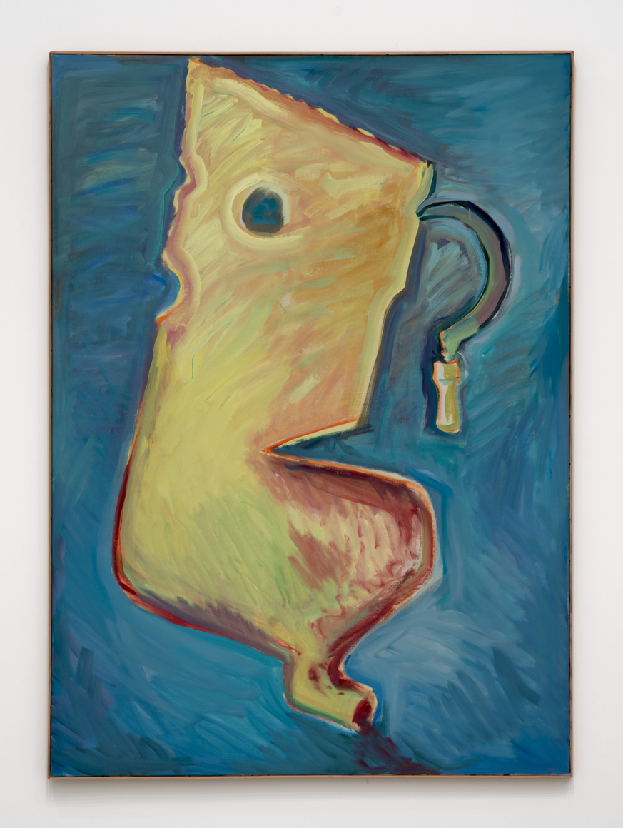 Maria Lassnig, K&auml;sekrieg (Cheese War), 1991