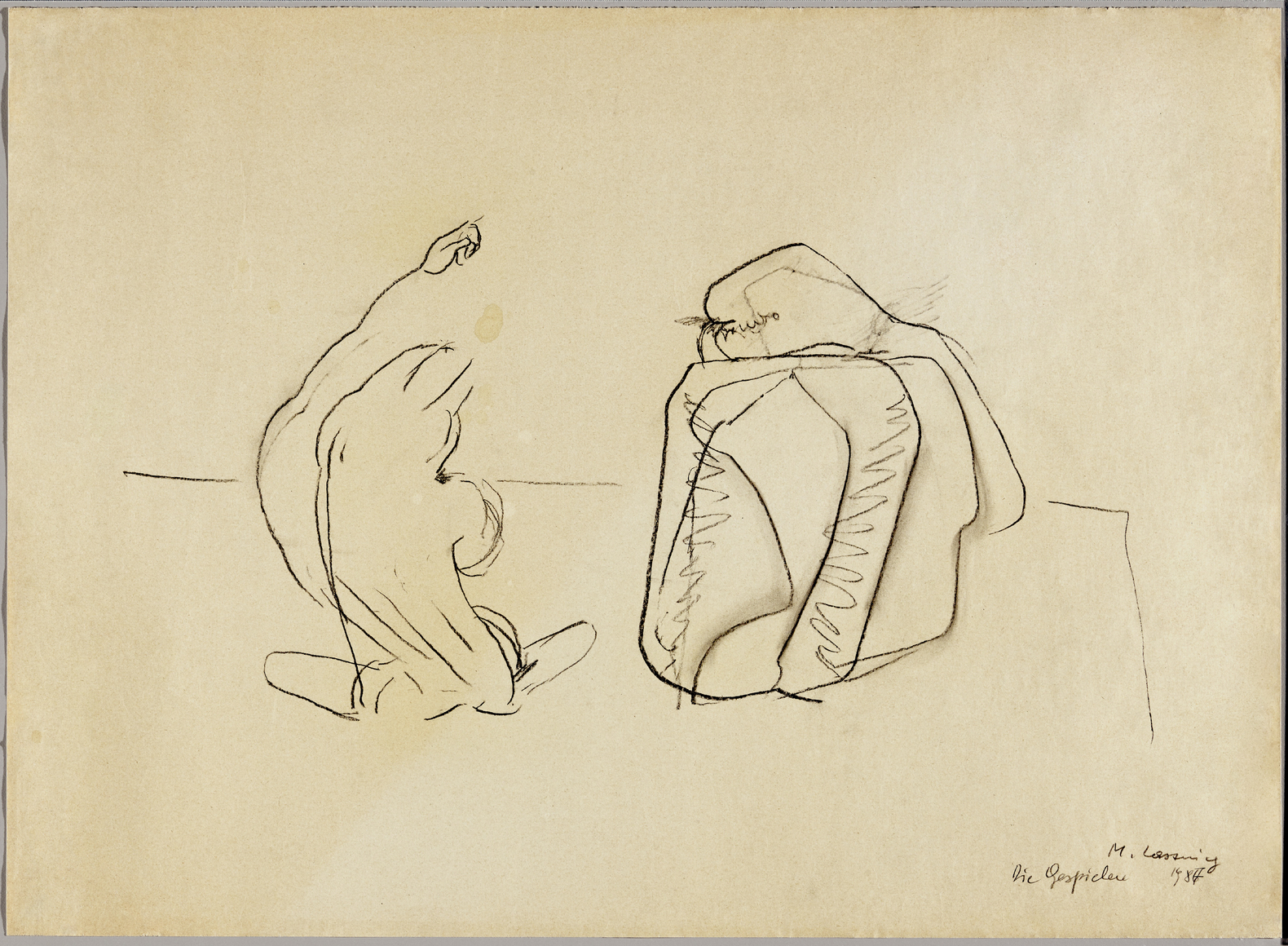 Maria Lassnig, Die Gespielen (The Playmates), 1987